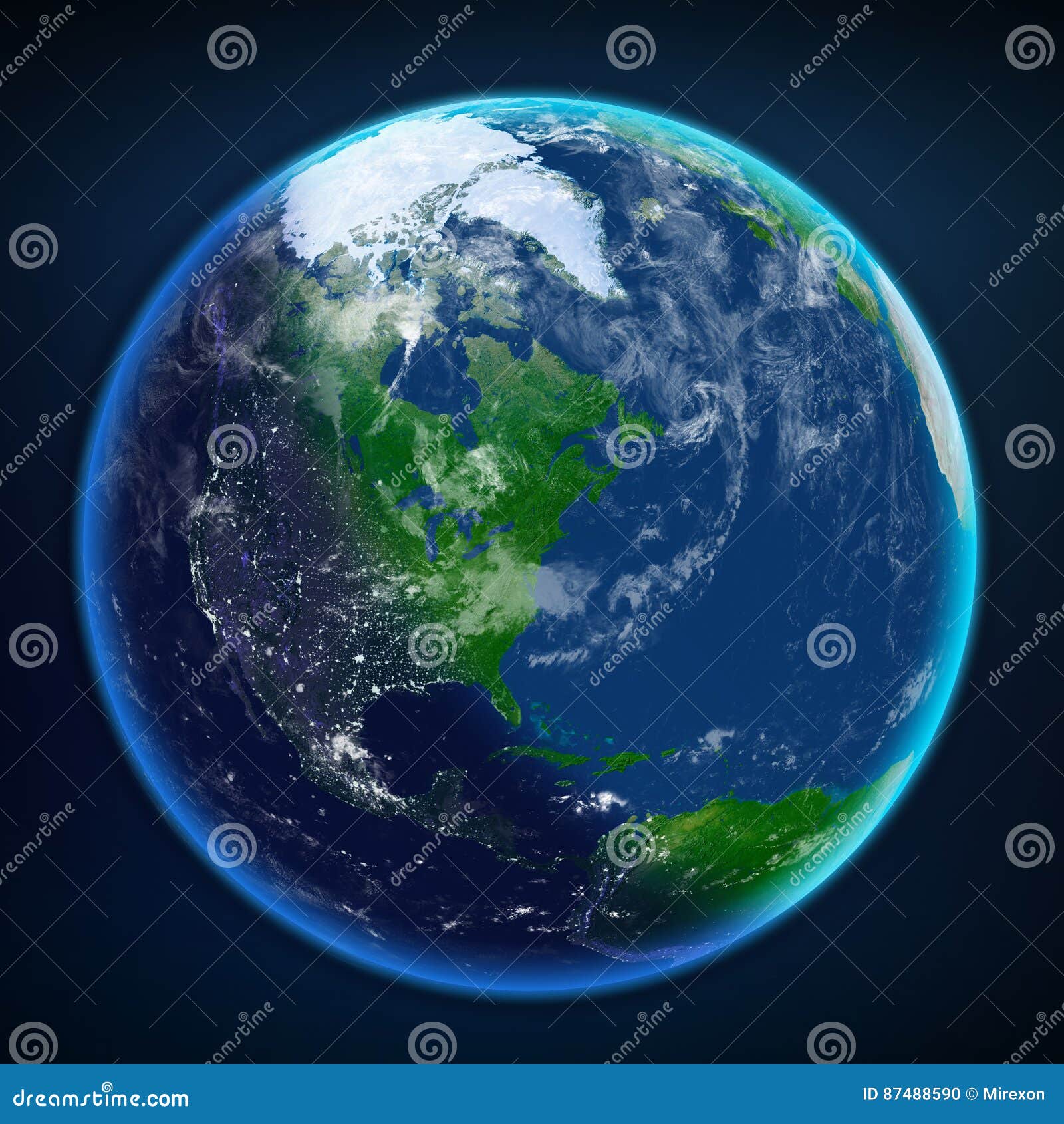 Earth with Day and Night View Stock Illustration - Illustration of  backdrop, science: 87488590, image size:1600x1690