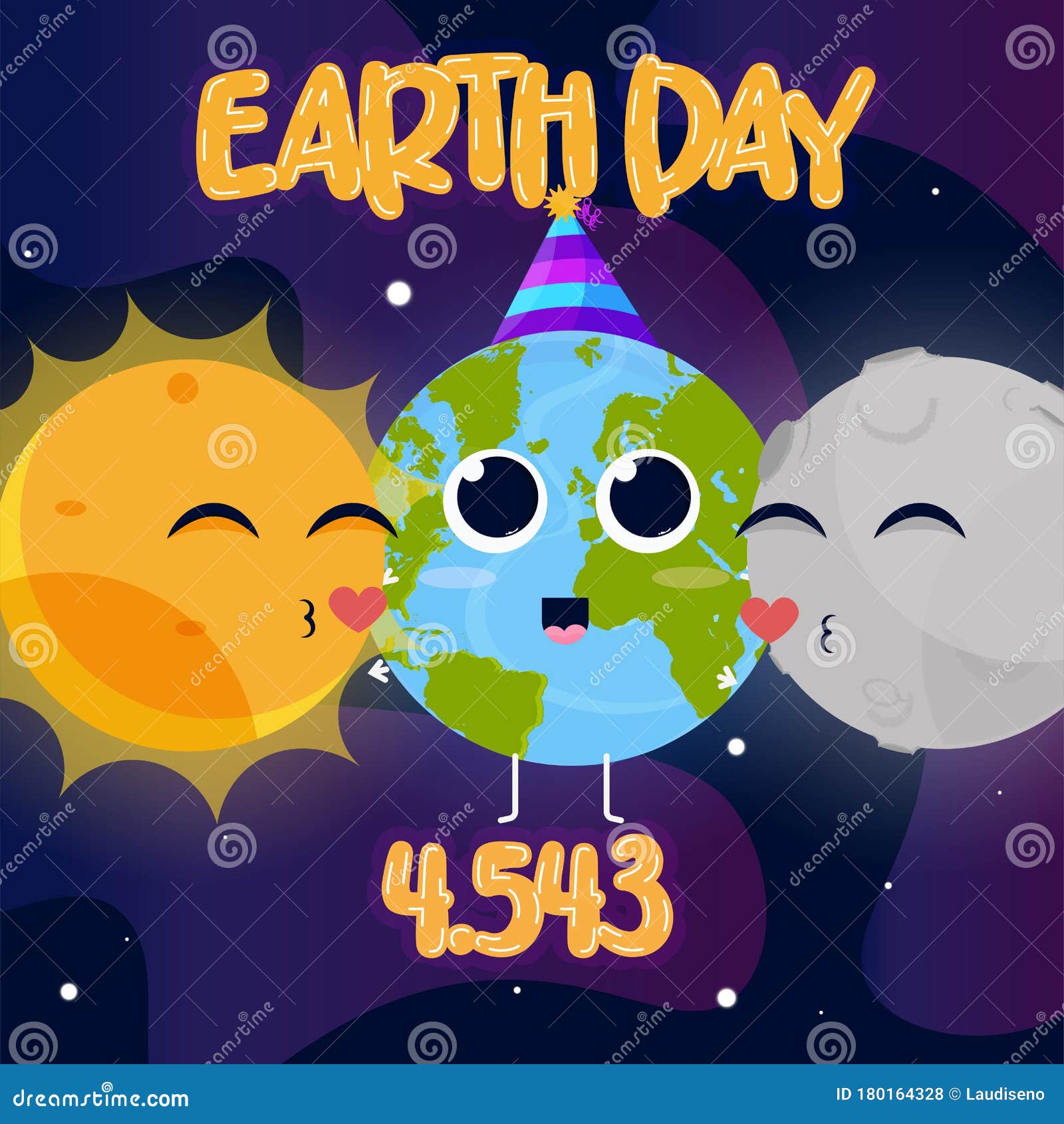 Earth day poster stock vector. Illustration of cartoon - 180164328