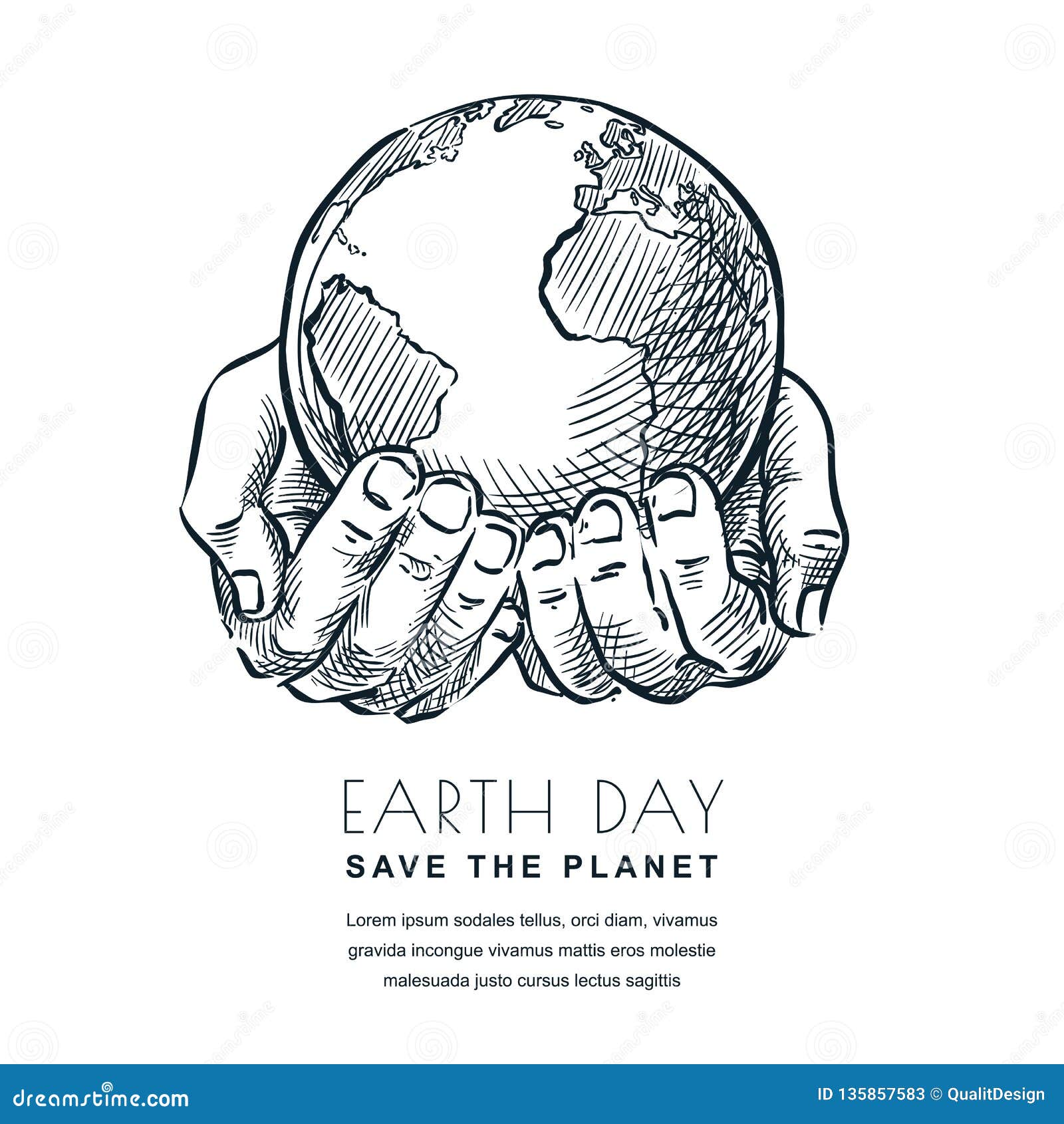 Free Vector | Hand drawn illustration for earth day celebration