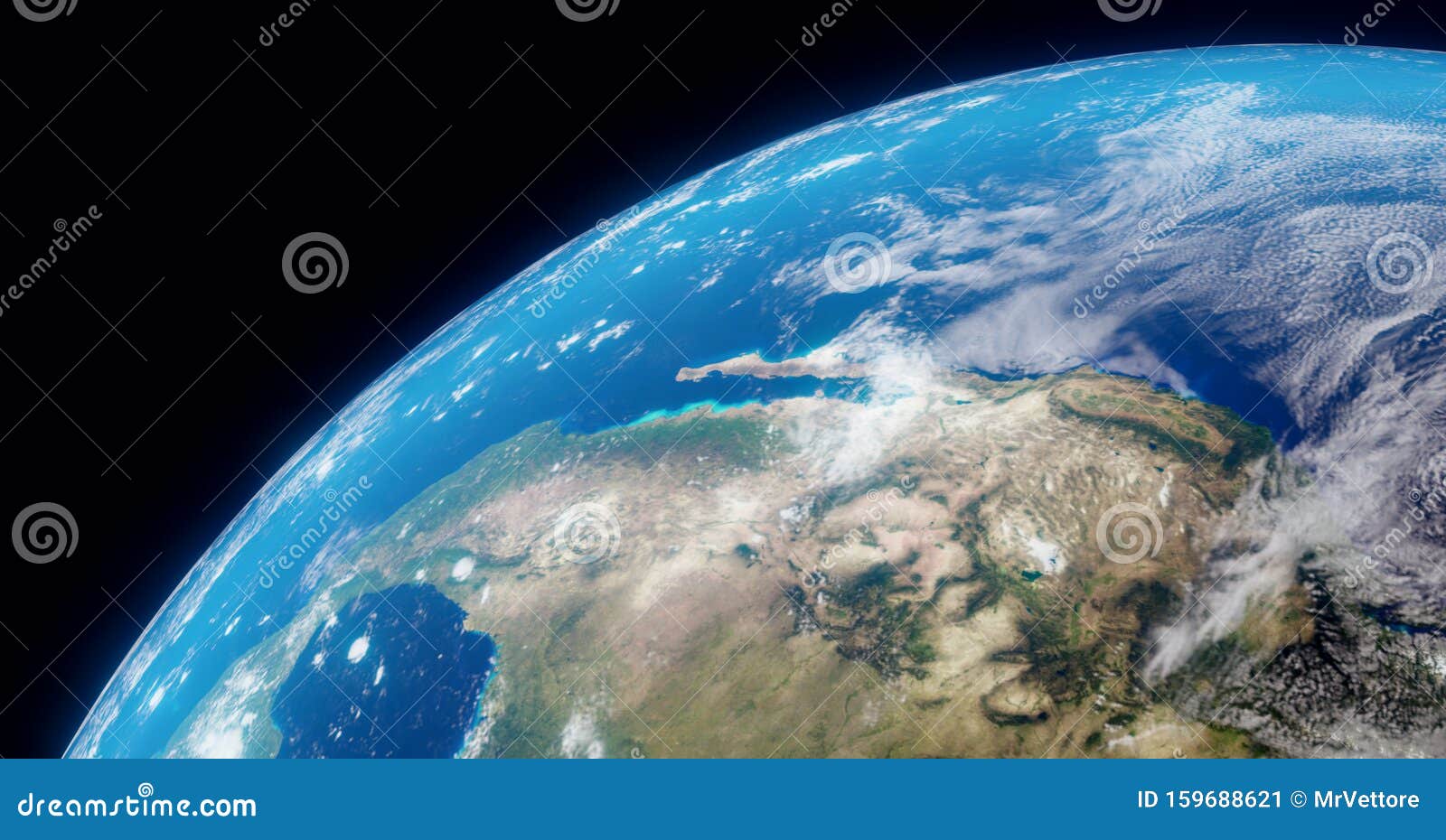 The Earth Globe From Space High Resolution Planet Earth View 3d