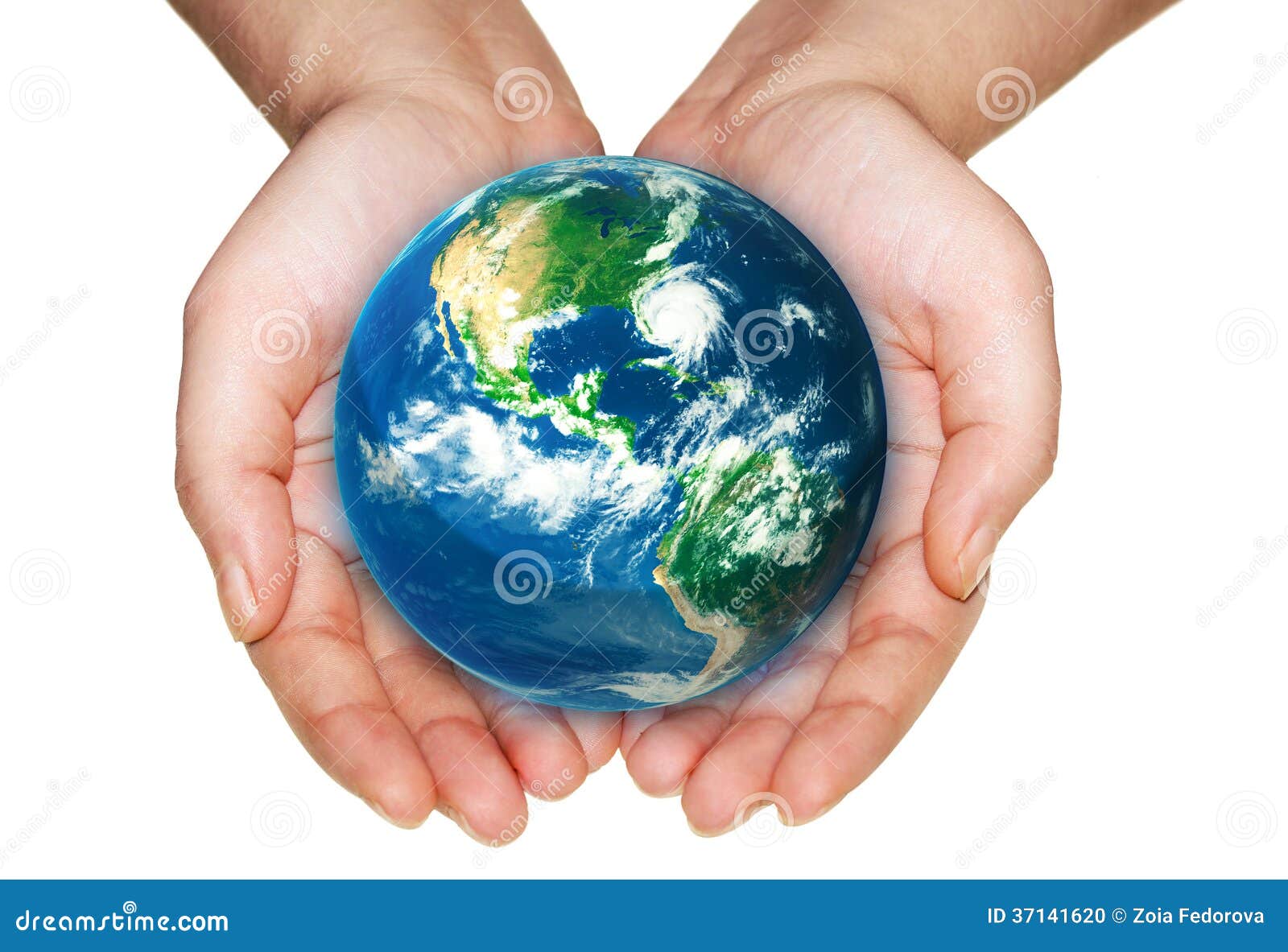 earth in hands