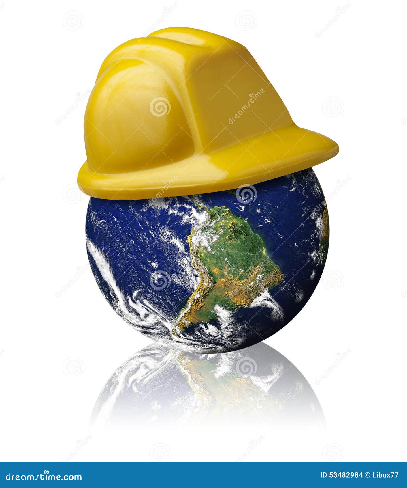 Earth Hard Hat Protection Safety Environment Stock Photo - Image