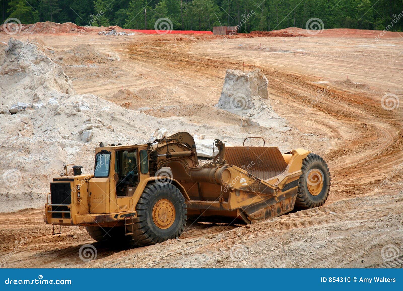 Earth mover stock photo. Image of development, environment 854310