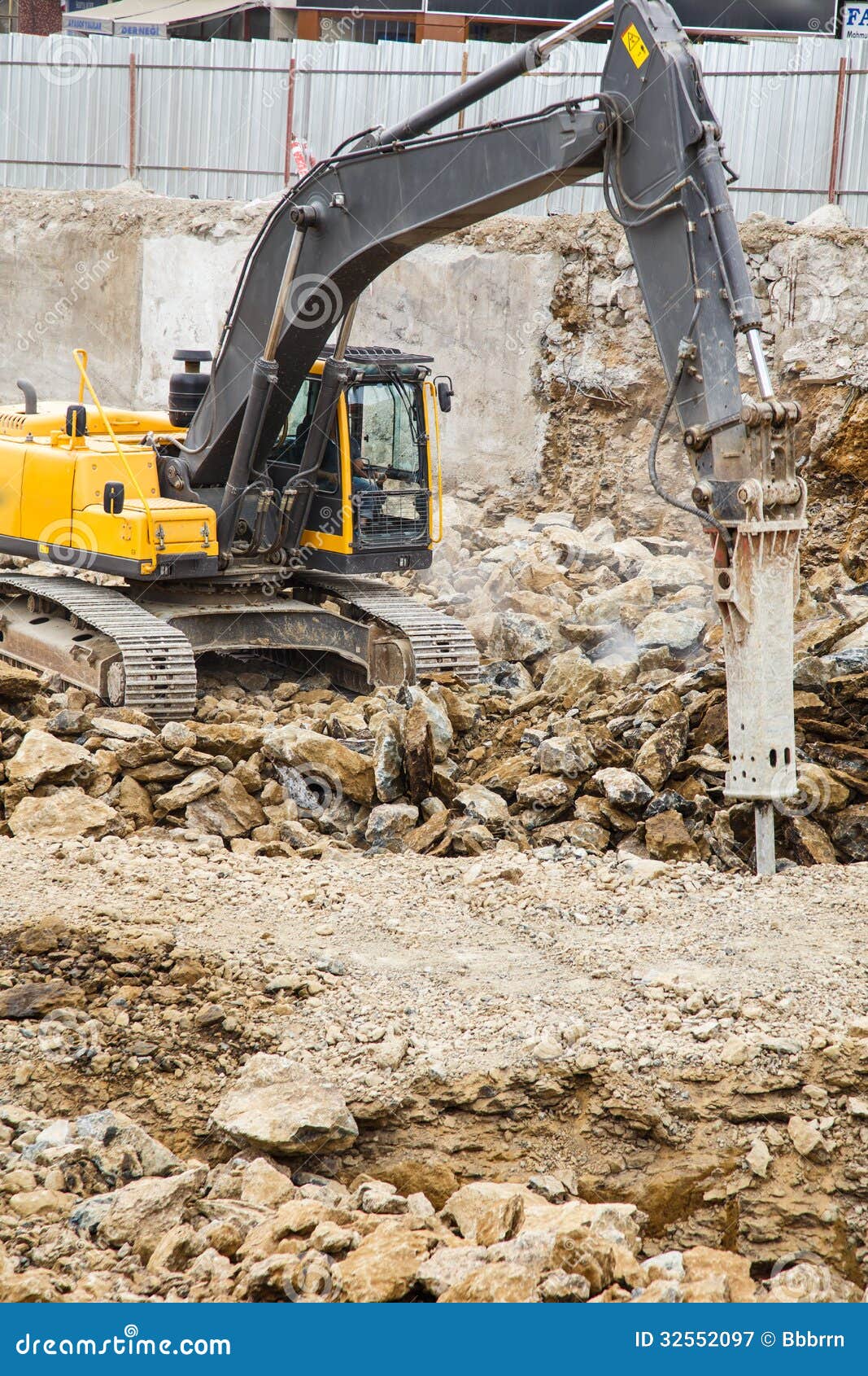 Earth mover stock image. Image of drill, mover, earth 32552097