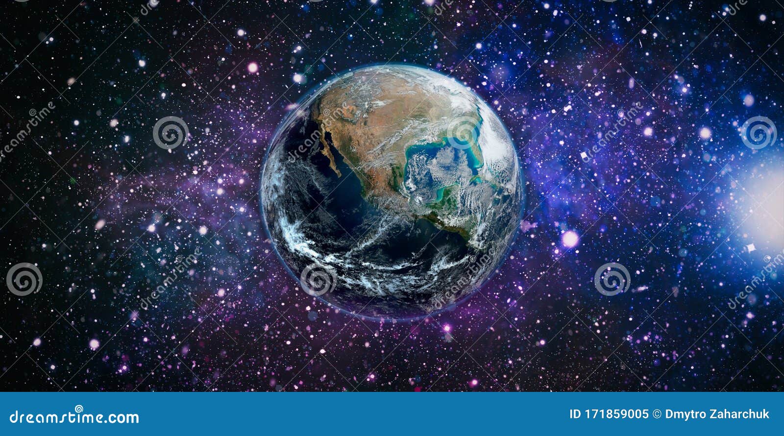 Earth Planet in Galaxy Use for Science Design . Earth and Galaxies ...