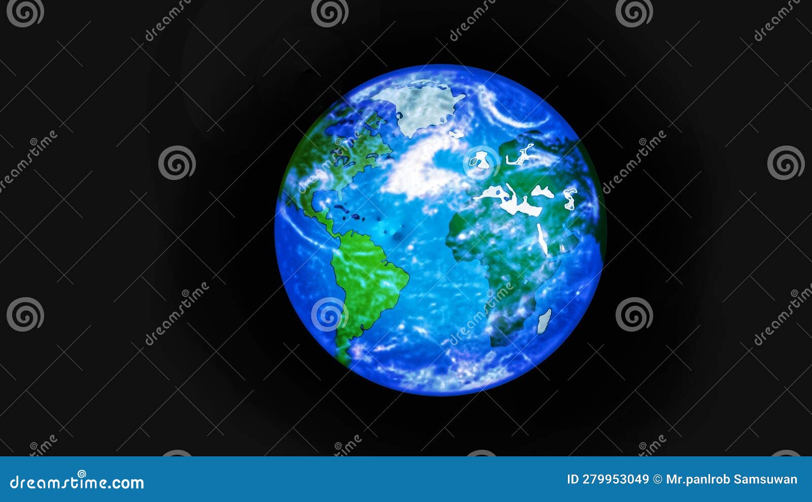 earth-is-the-only-planet-that-has-life-stock-illustration