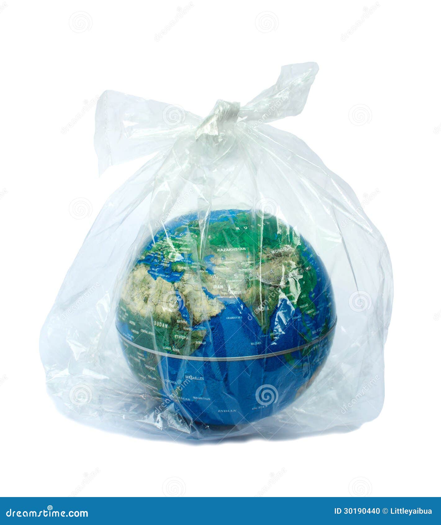 The Earth & Plastic Bag Stock Photo Image of clean, earth 30190440