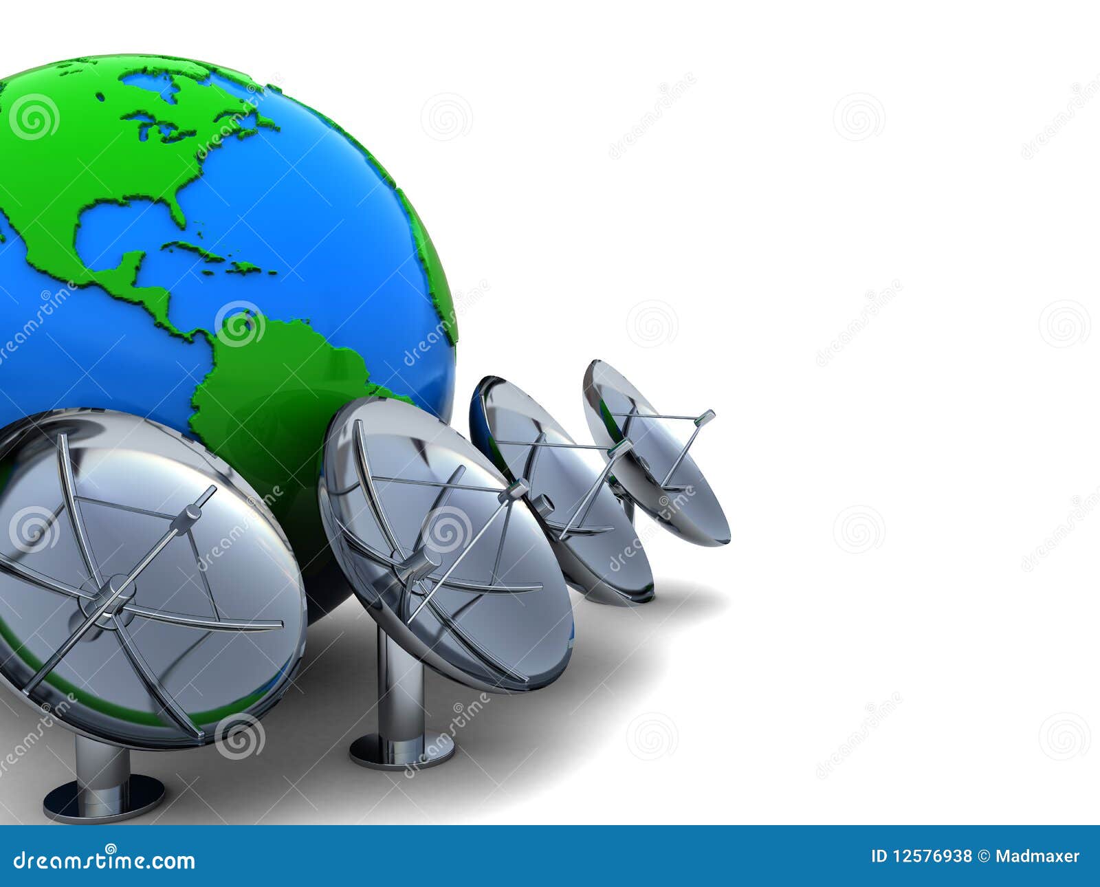 Earth and radio aerials stock illustration. Illustration of aiming