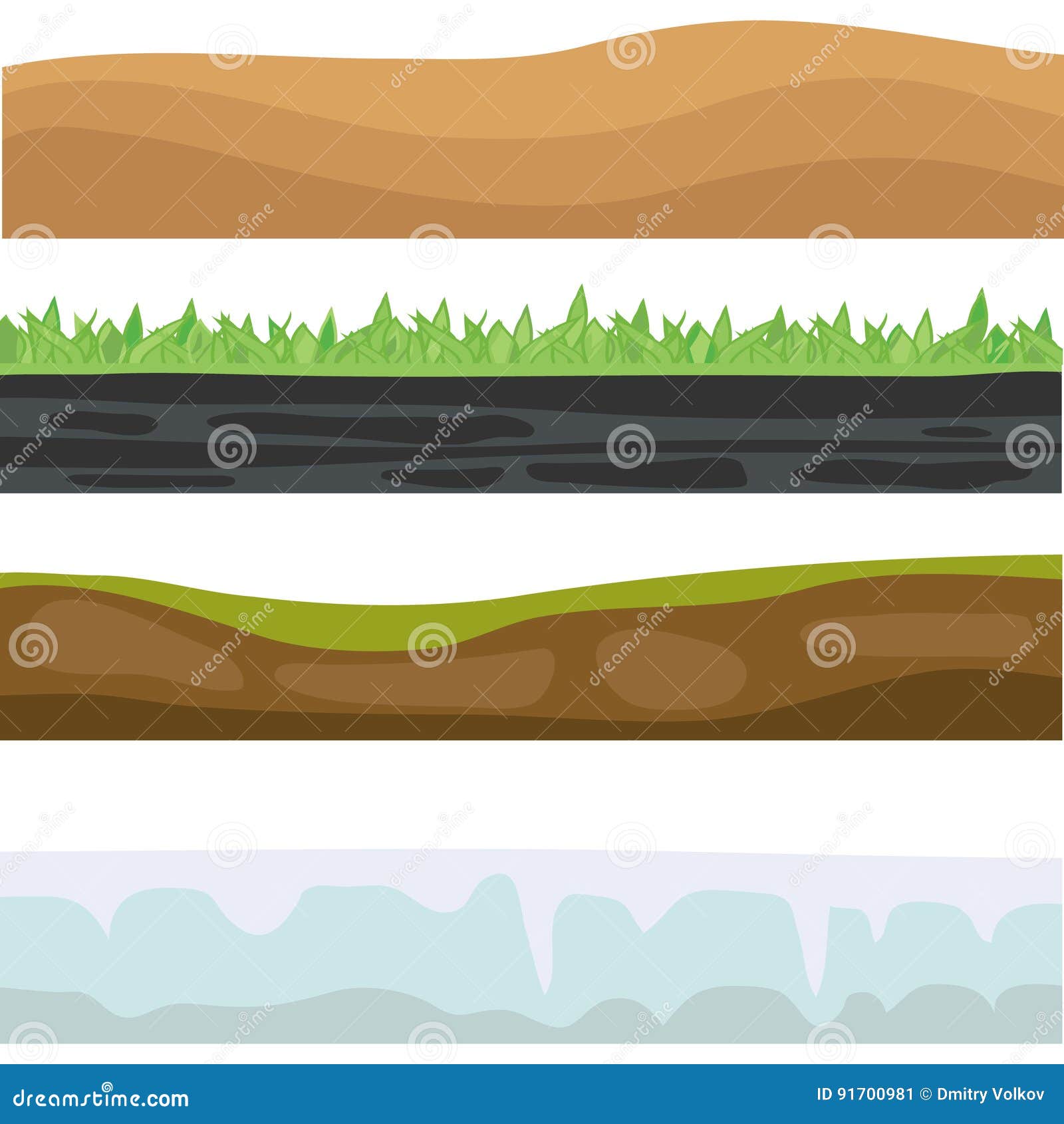 Earth`s landscape stock vector. Illustration of forest - 91700981