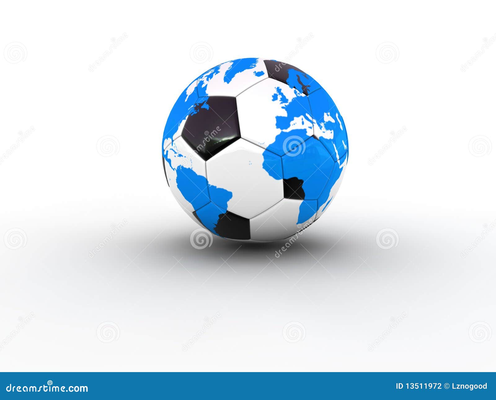Earth Soccer Ball Stock Photography Image 13511972