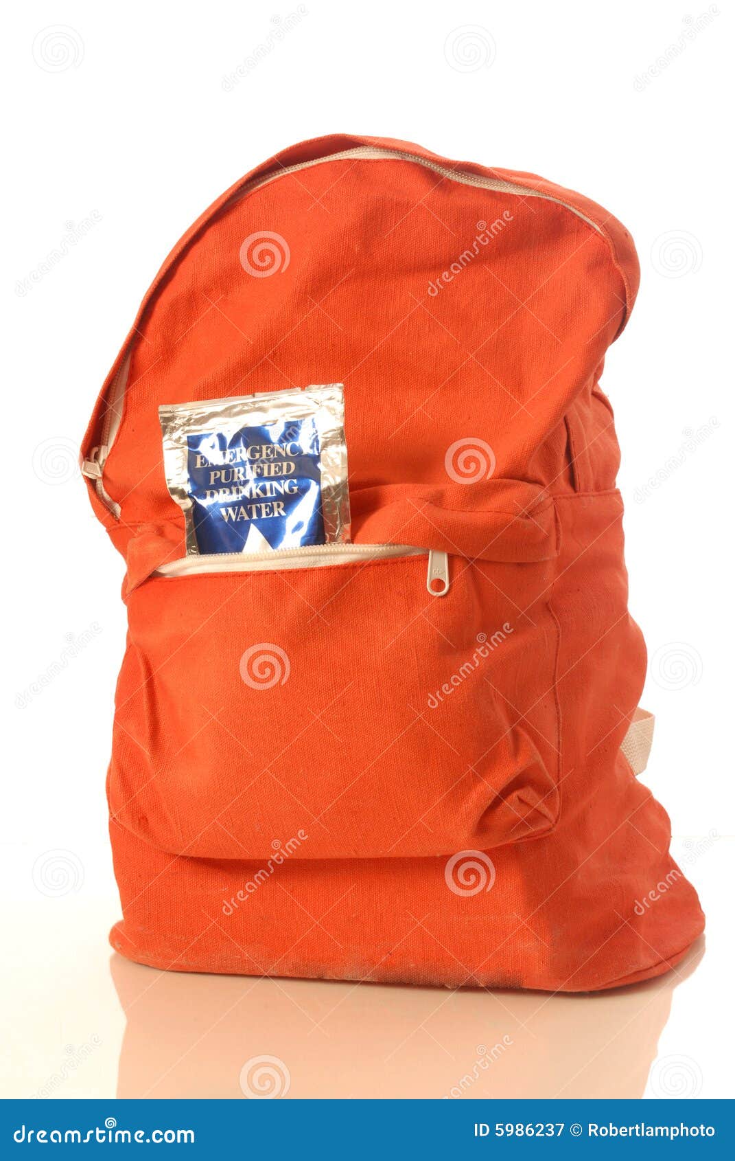 Earthquake survival kit stock image. Image of water, emergency 5986237