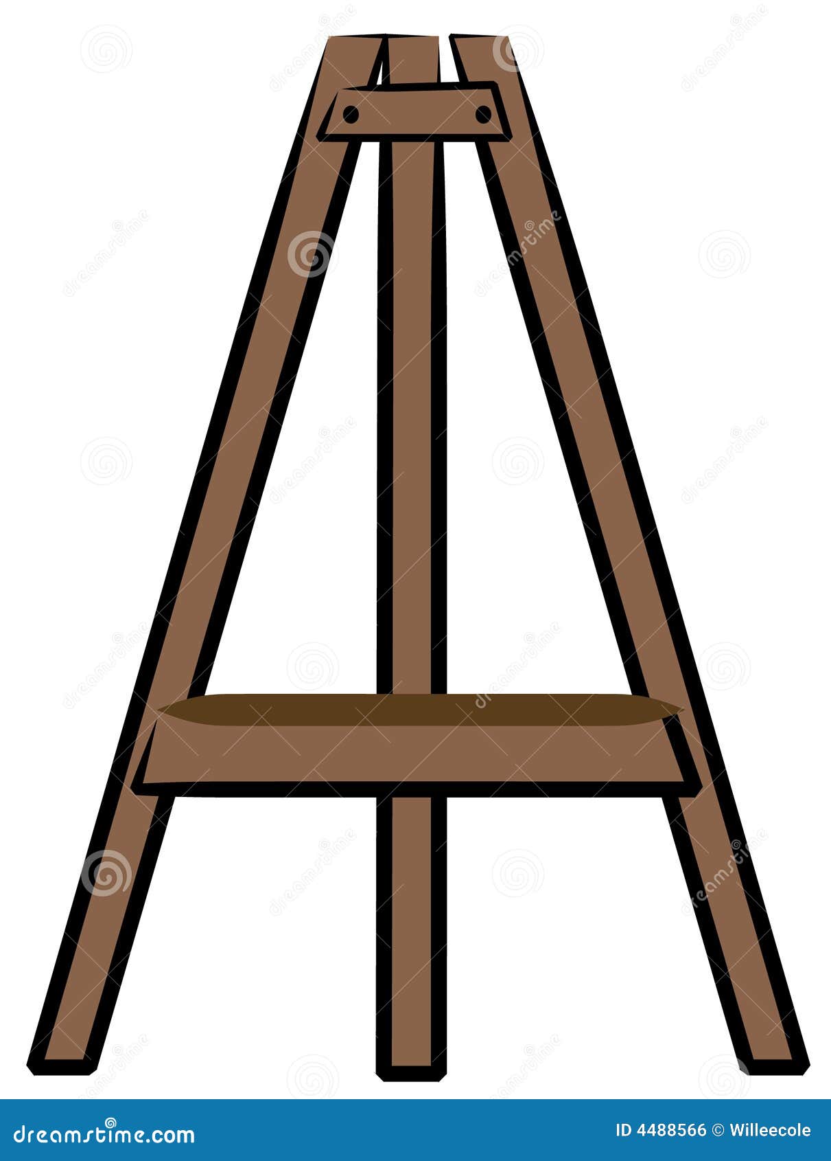 Easel Stand Royalty Free Stock Image - Image: 4488566