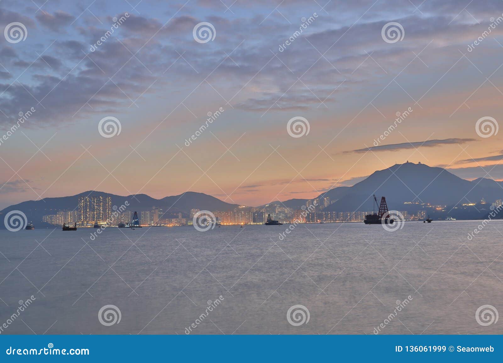 A East of Island of Hong Kong Stock Image Image of coast, scarface