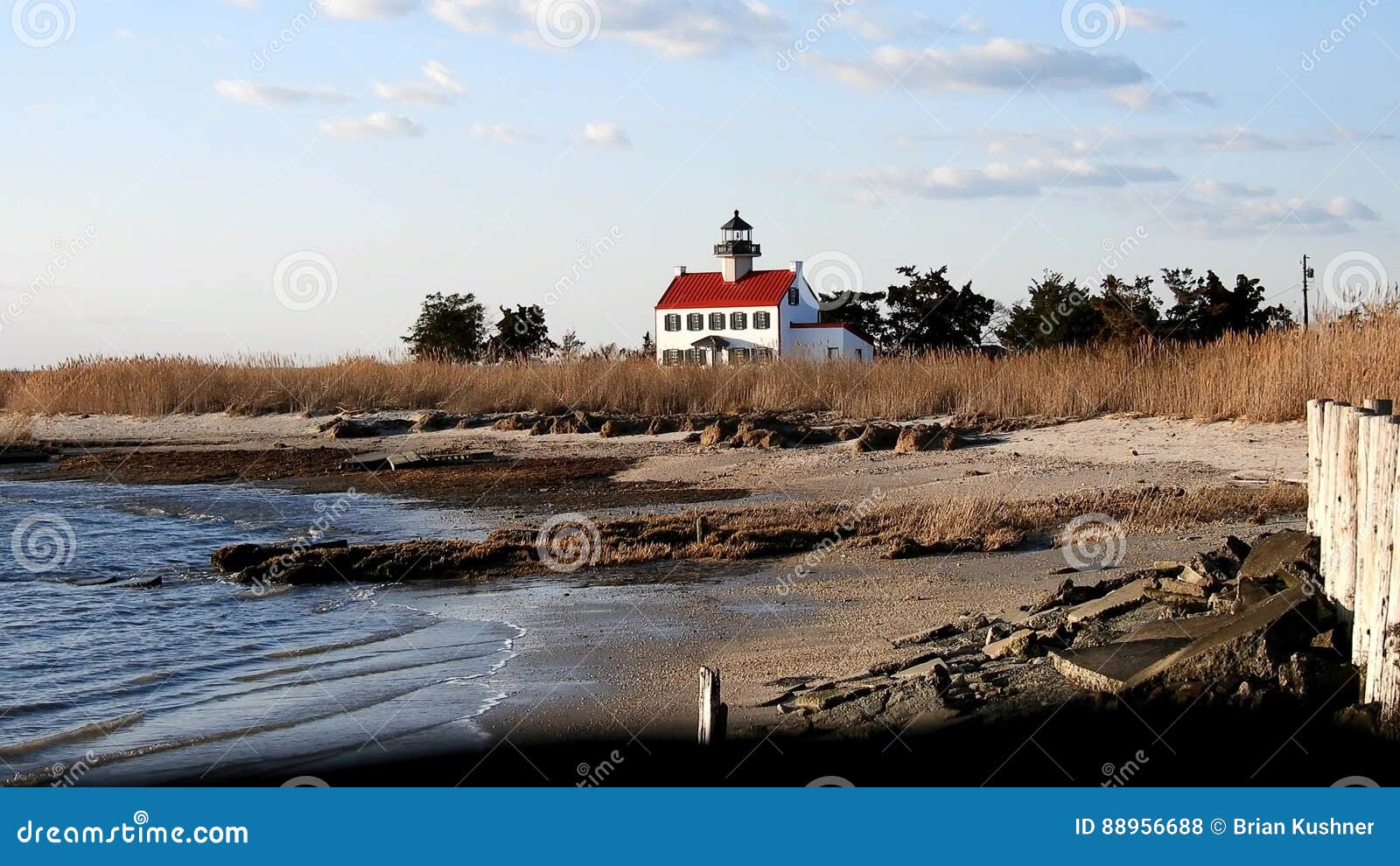 East Point Lighthouse Heislerville New Jersey Stock Footage Video of