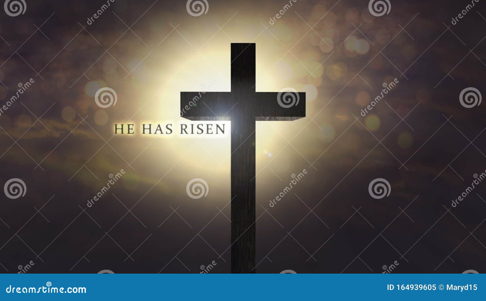 Easter Background with Jesus Christ Cross Stock Image - Image of ...