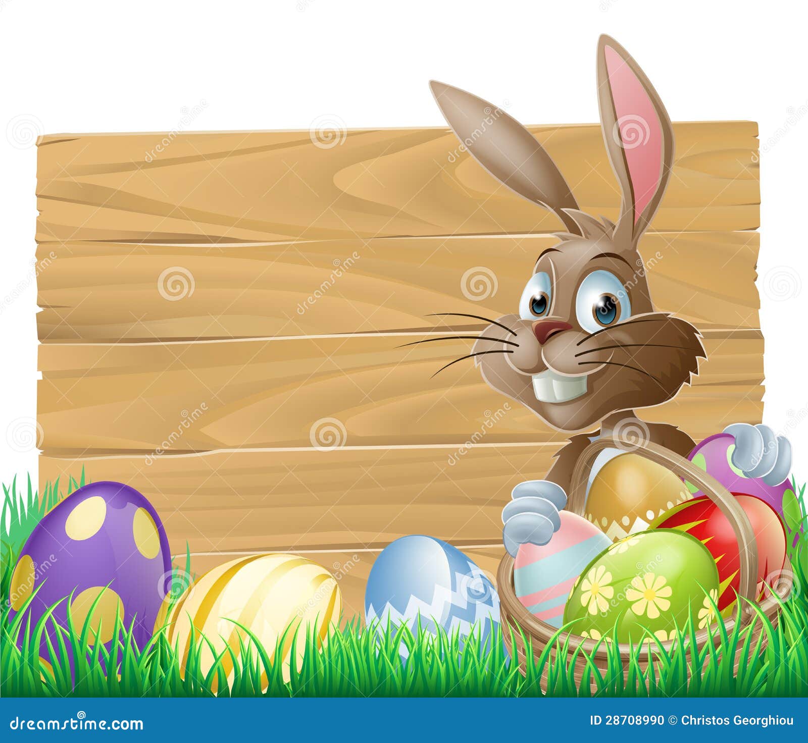 Easter background sign stock vector. Illustration of isolated - 28708990