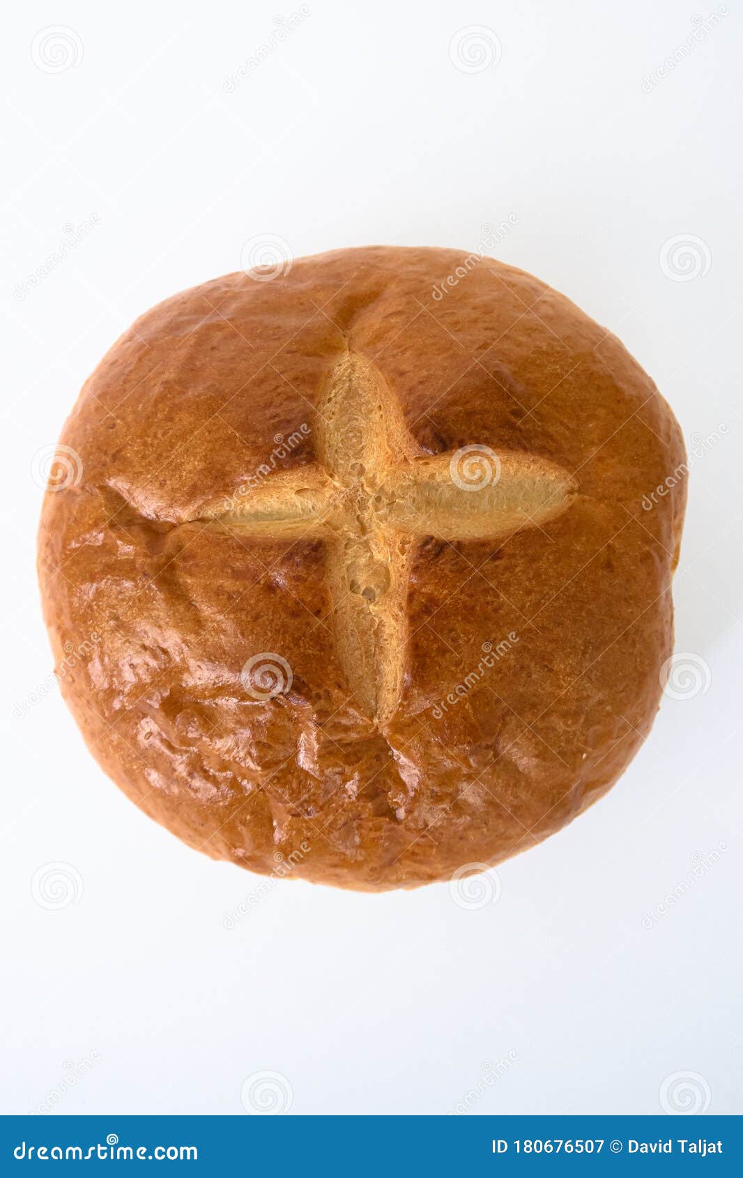 Easter bread with a cross stock image. Image of holiday - 180676507