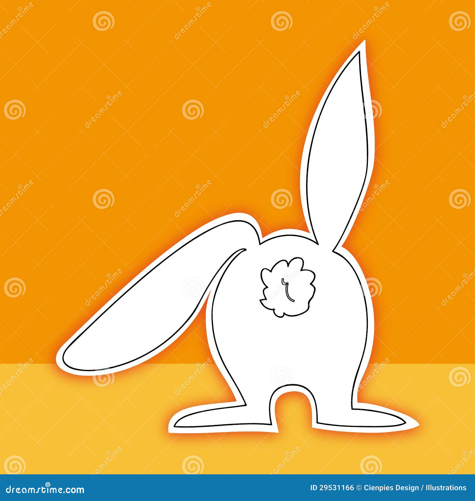 Download Easter Bunny Back Royalty Free Stock Image - Image: 29531166