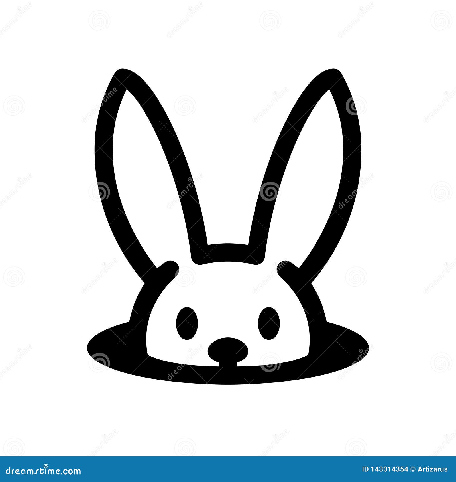 Easter Bunny Icon Stock Illustrations – 37,374 Easter Bunny ...