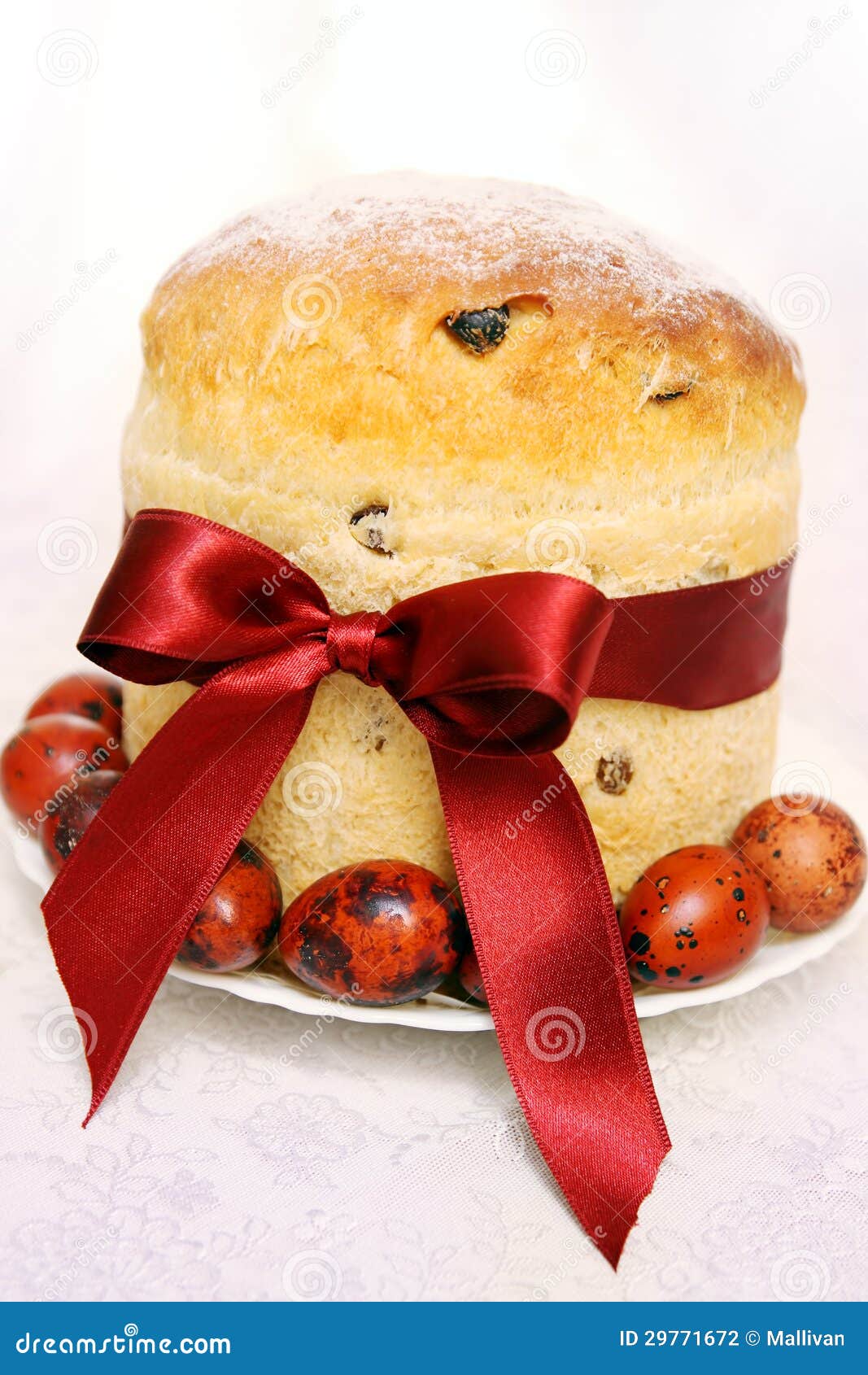 Cake with quail eggs stock photo. Image of food, baked 29771672