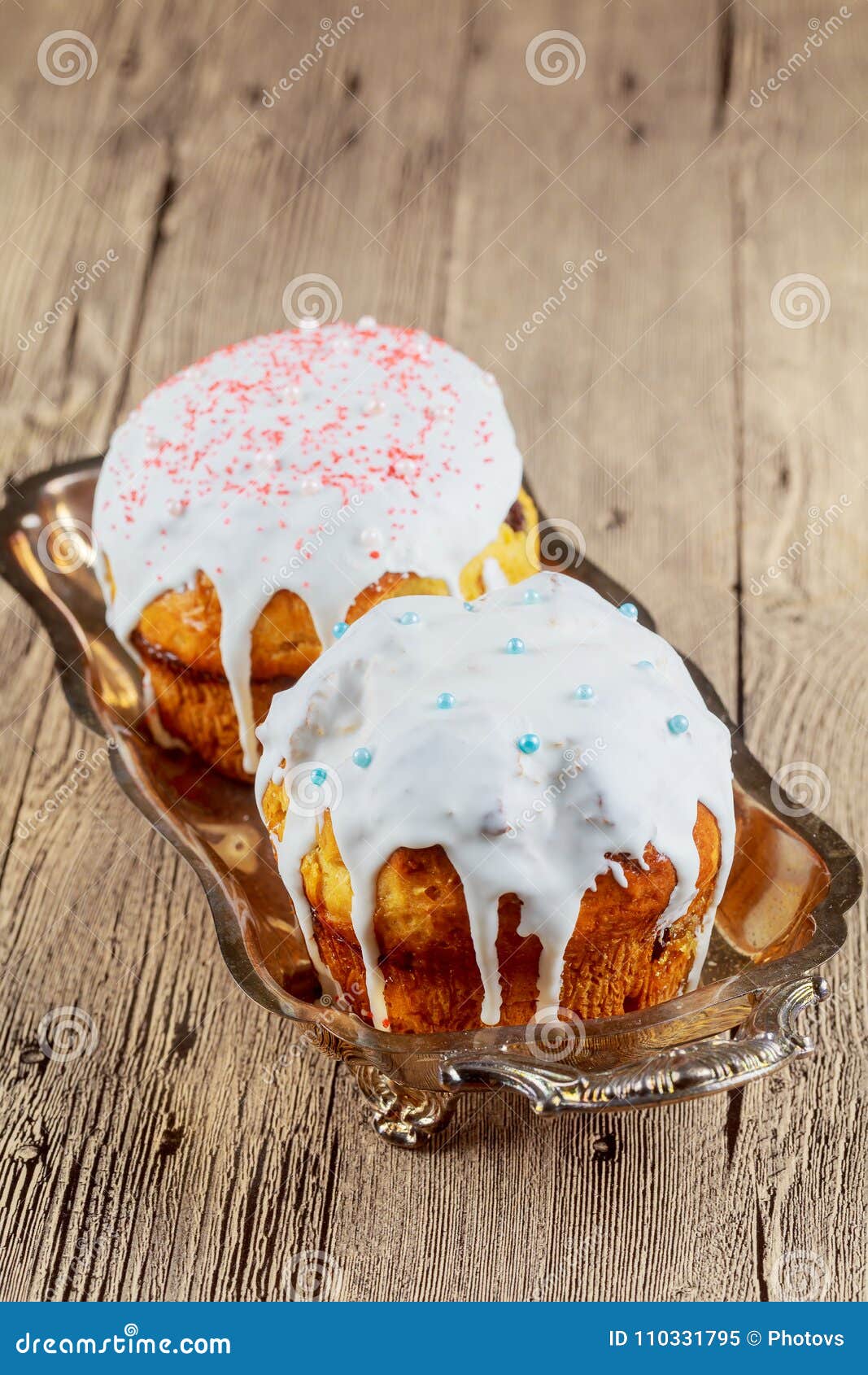 Easter Cake Decorated with Marmalade and Eggs Stock Image Image of background, bakery 110331795