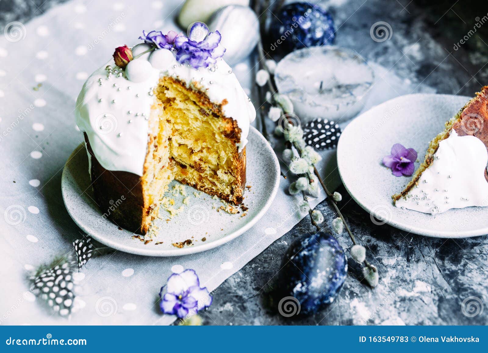 easter cake on the table