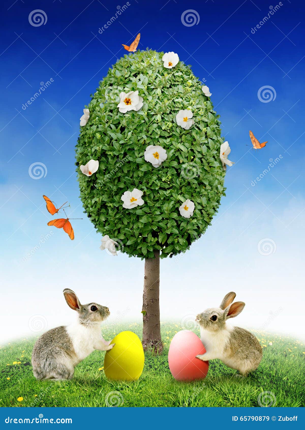 Easter Card stock image. Image of gift, card, background 65790879