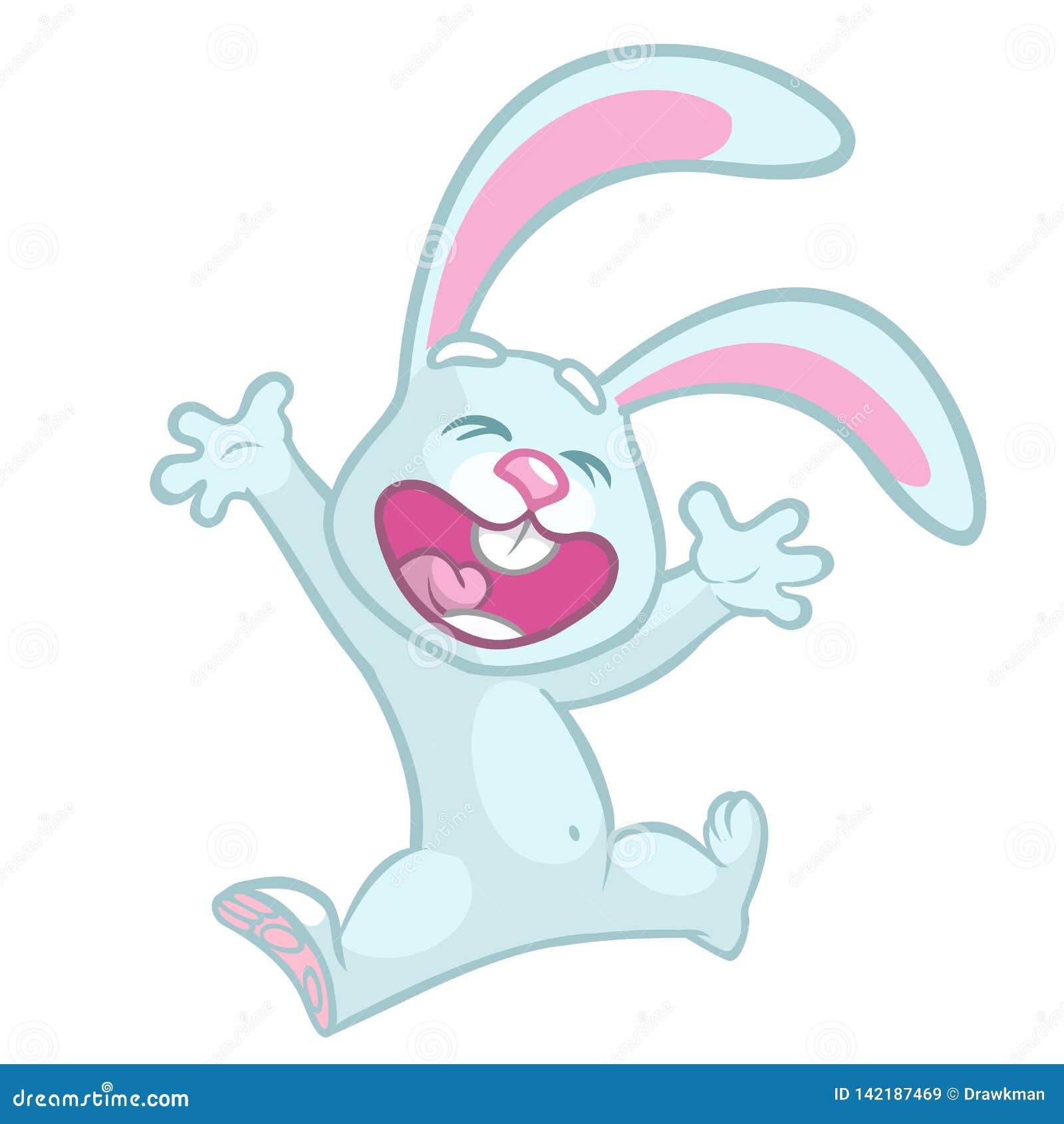 Easter Cartoon Bunny Rabbit Excited Stock Vector - Illustration of isolated, card: 142187469 Easter Cartoon Bunny Rabbit Excited Stock Vector - Illustration of isolated, card: 142187469