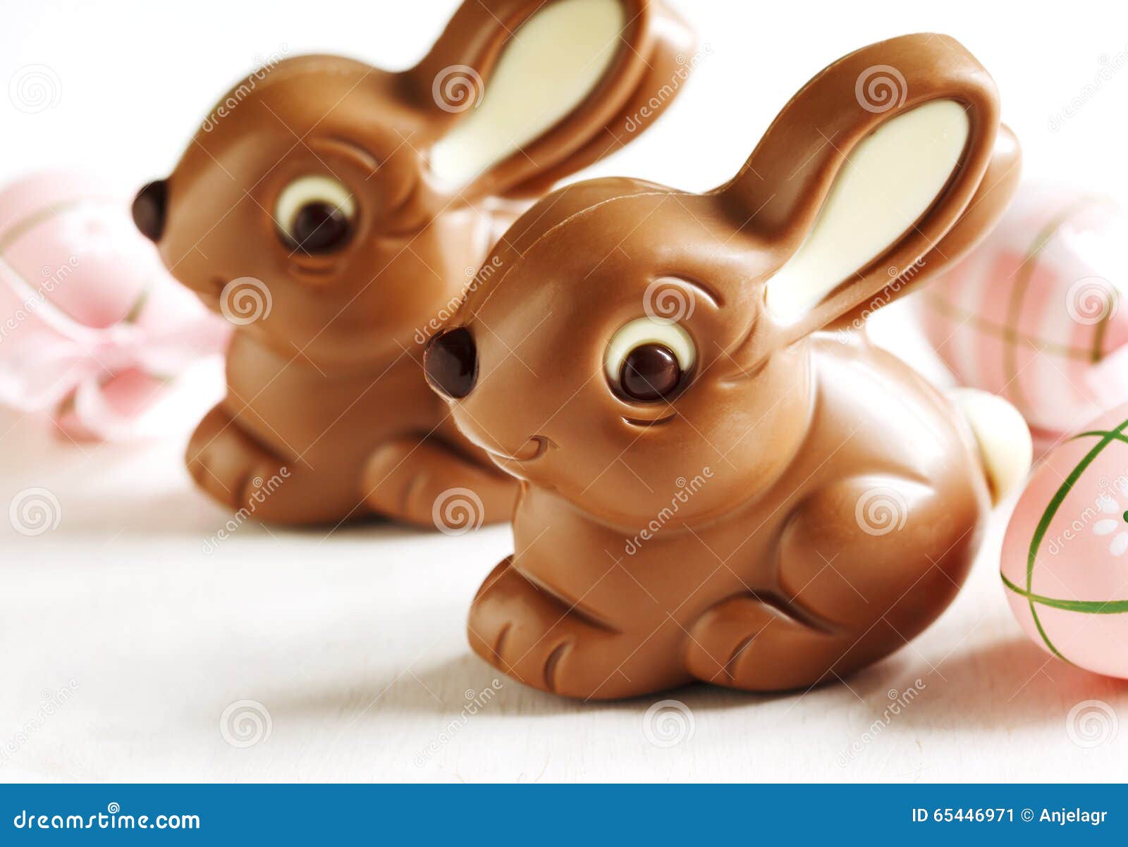 Easter chocolate bunnies stock image. Image of holiday 65446971