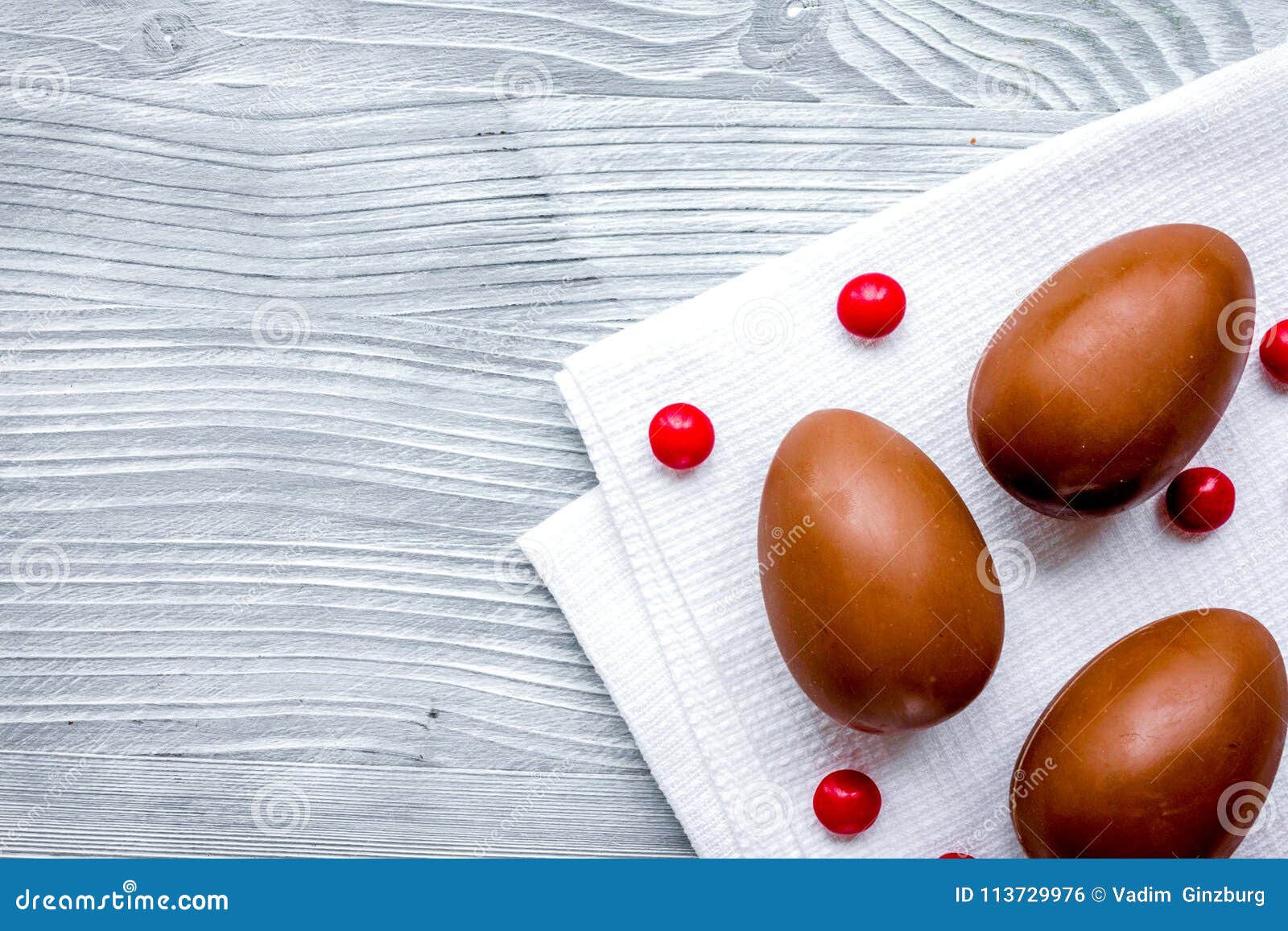 Download Easter Chocolate Eggs Top View On Wooden Background Mock Up Stock Photo - Image of choco, season ...