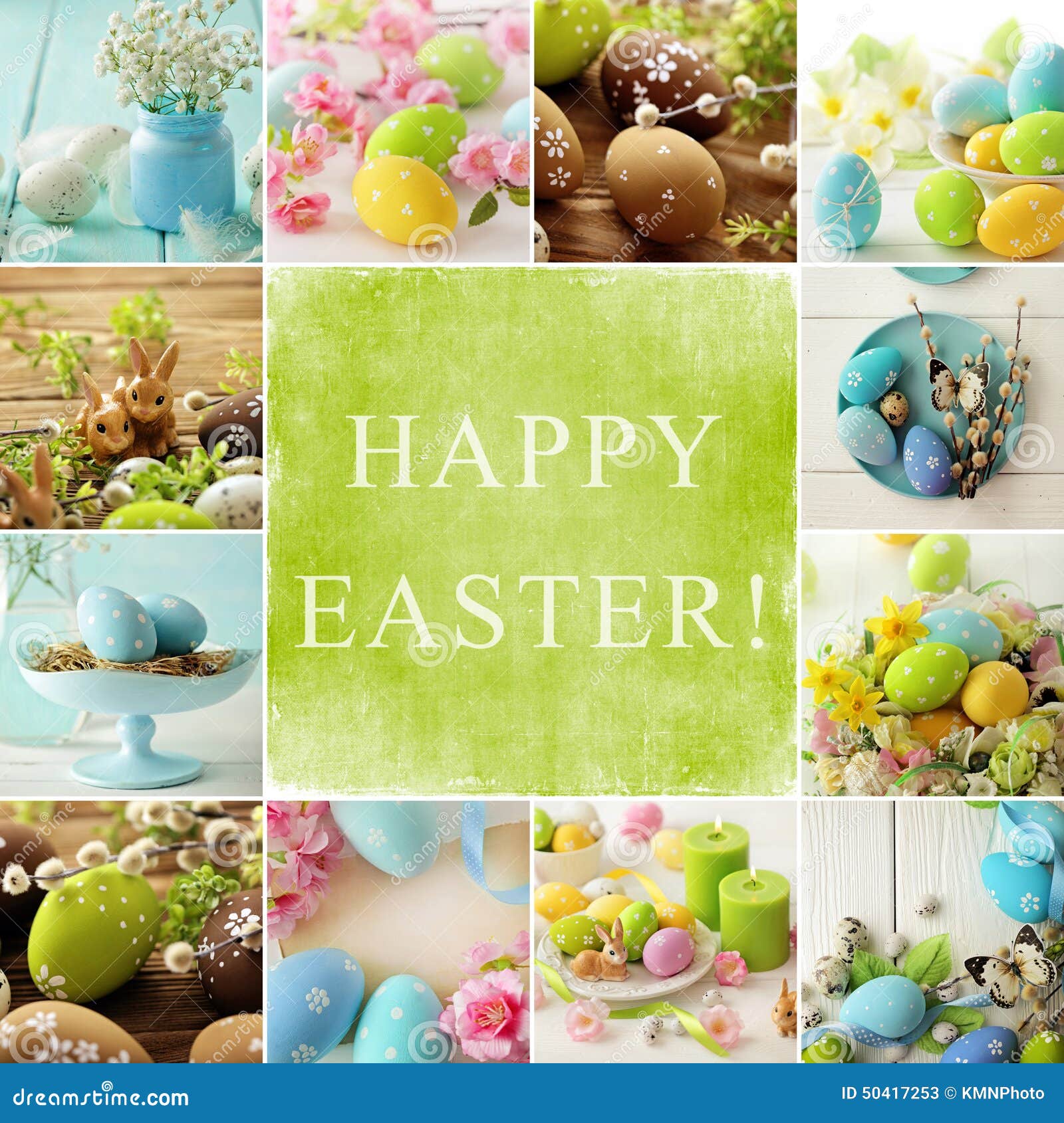 Easter collage stock image. Image of nature, background 50417253