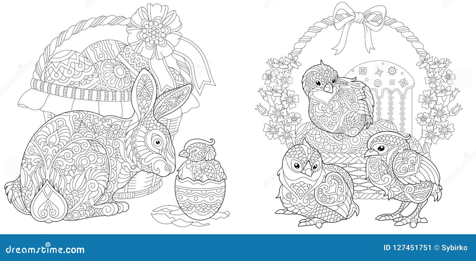 easter coloring page