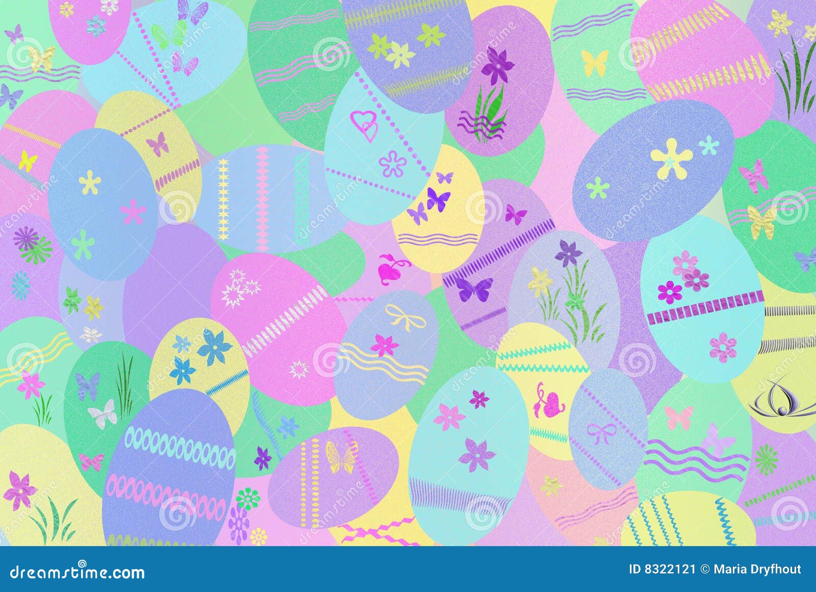 Easter Colors stock illustration. Illustration of cluster 8322121