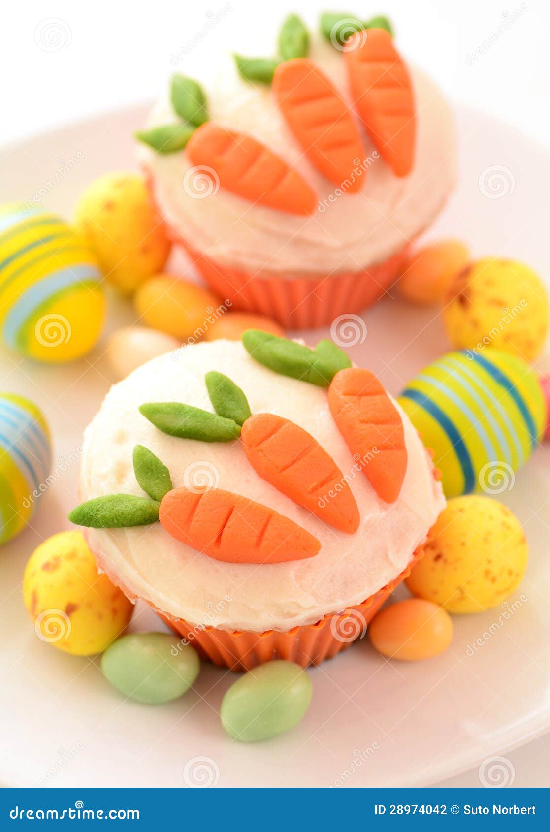 Easter cupcakes stock photo. Image of vertical, holiday 28974042