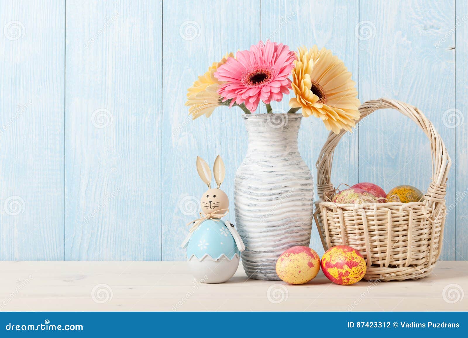 Easter decoration stock photo. Image of empty, happy - 87423312