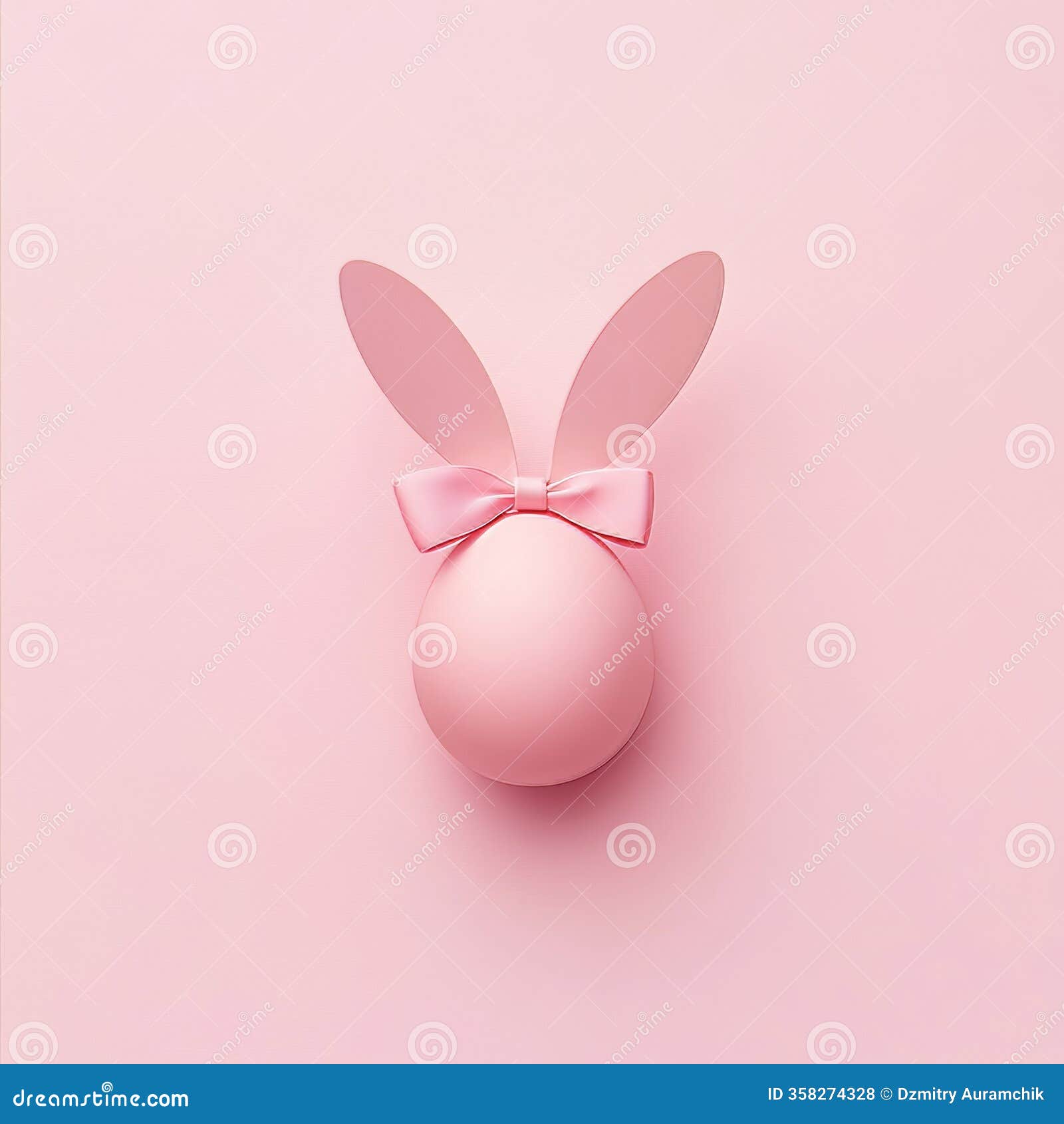 easter diy project: use bunny-themed paper to wrap eggs in a minimalist pink 