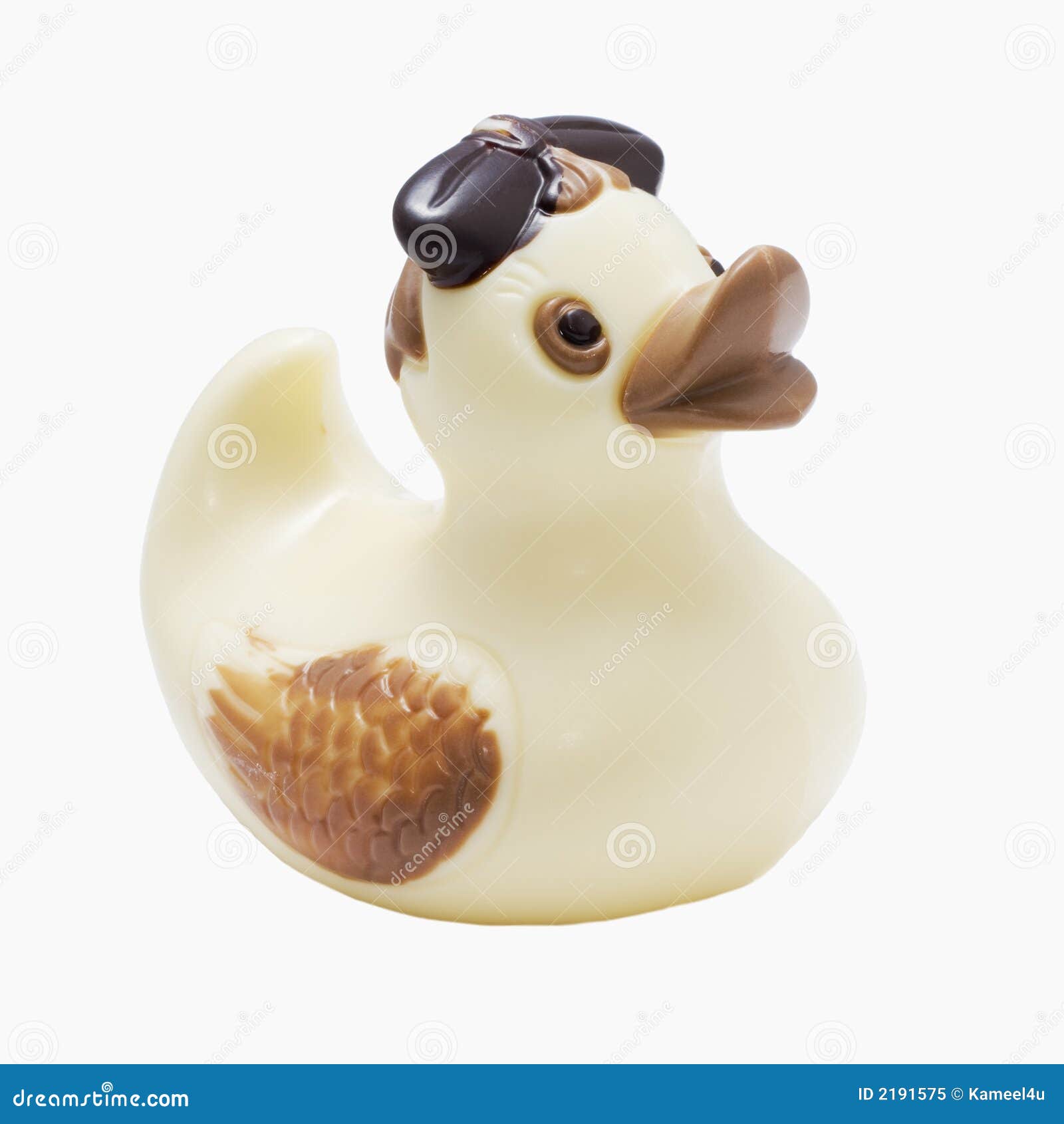 Easter Duck Made of Chocolate Stock Image Image of colorful, dark