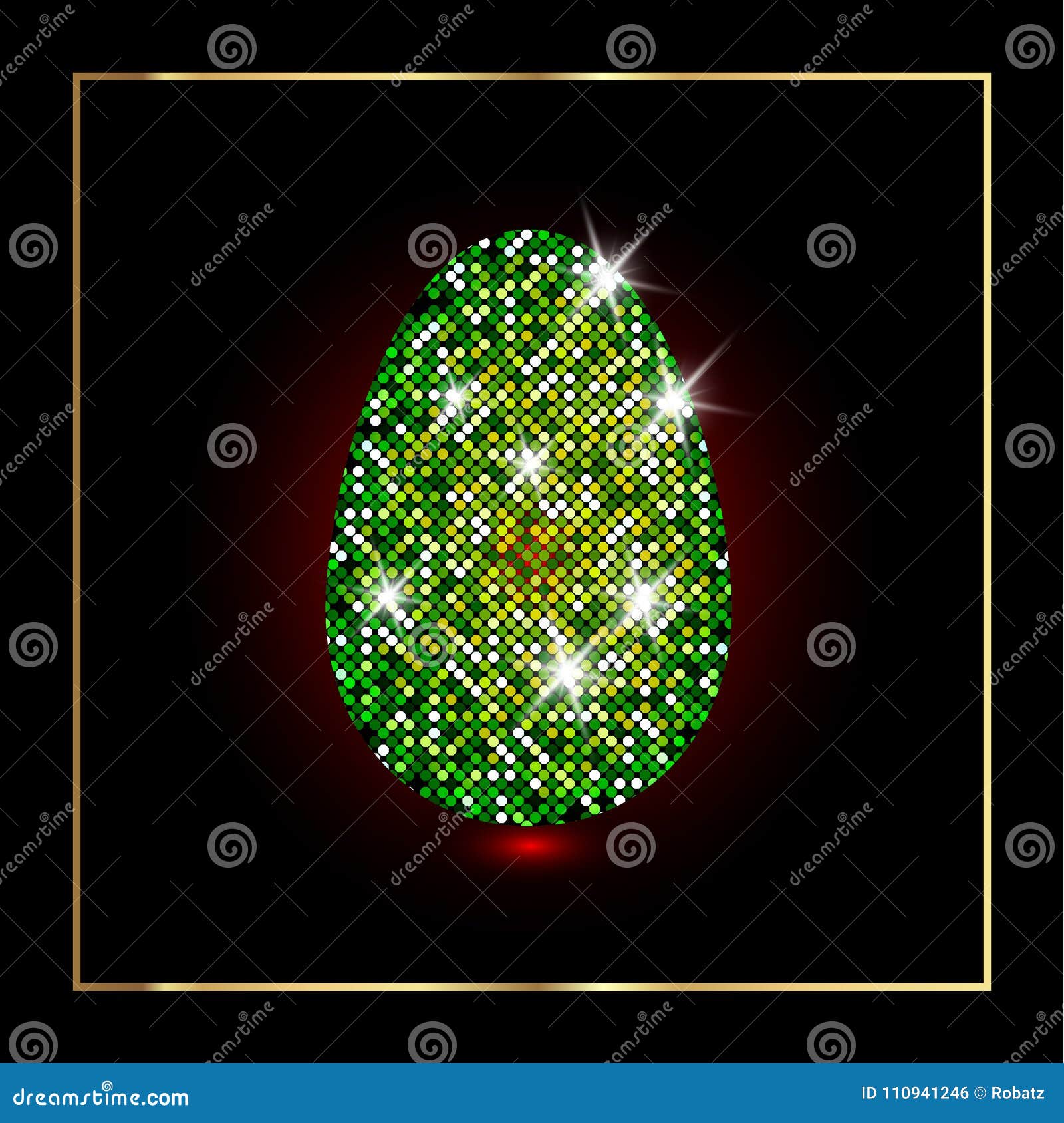 easter egg decorative diamond, shiny glittering egg with luxury starry texure. for greeting, invitation cute card