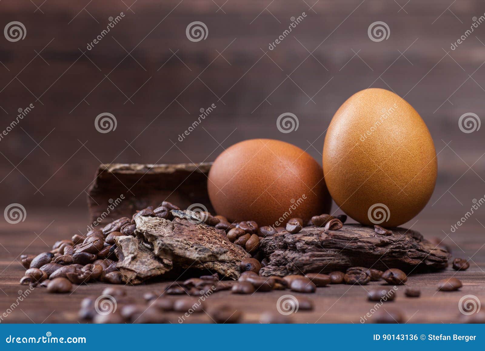 Easter Egg Dyed with Coffee Stock Photo Image of eggs, paint 90143136
