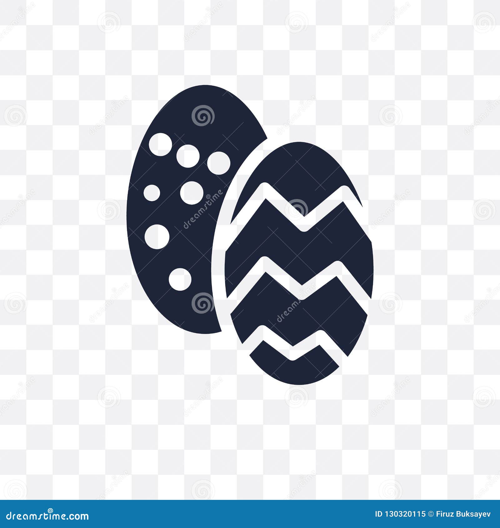 Golden easter eggs isolated on transparent background PNG - Similar PNG