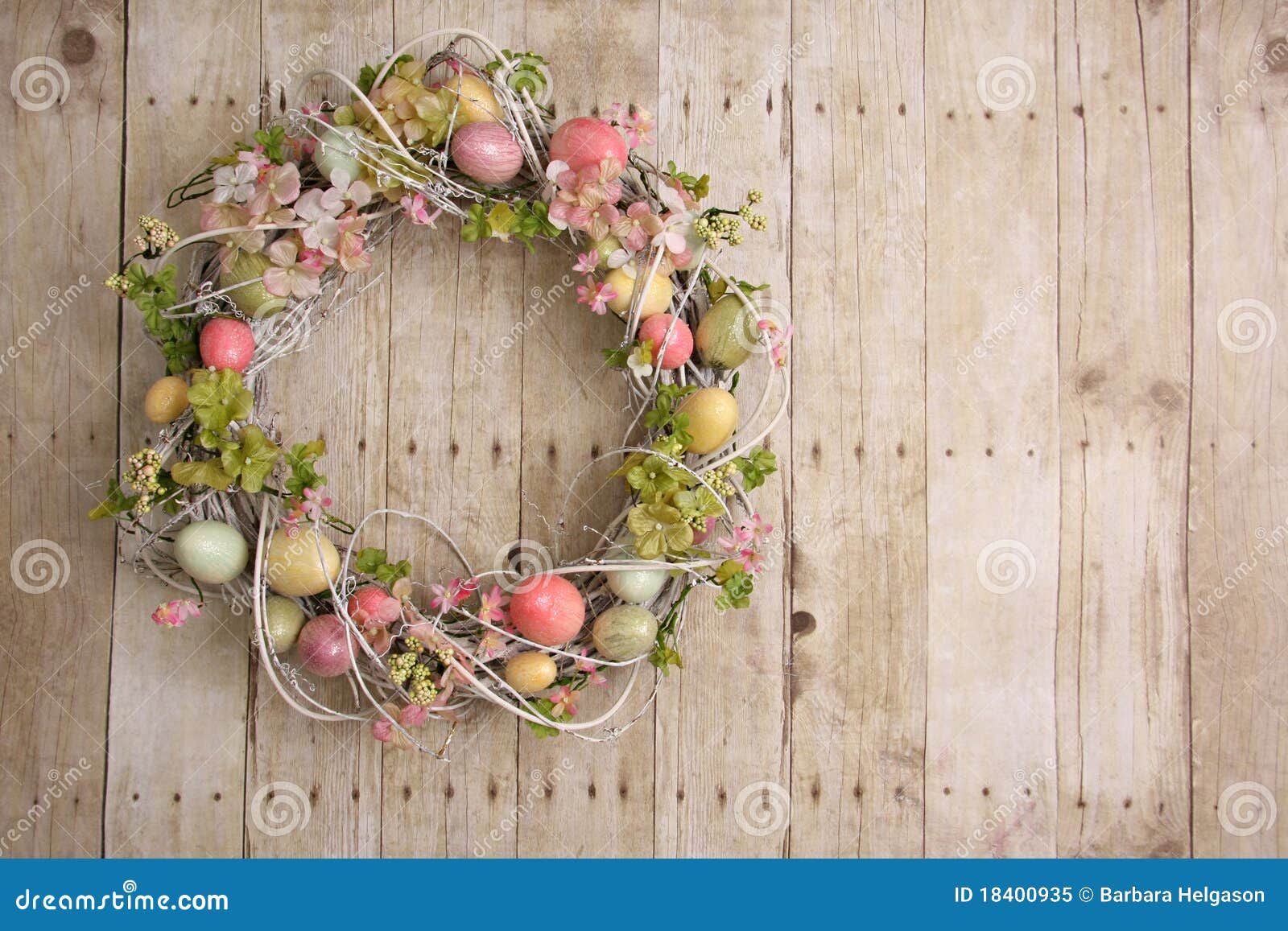 easter egg wreath