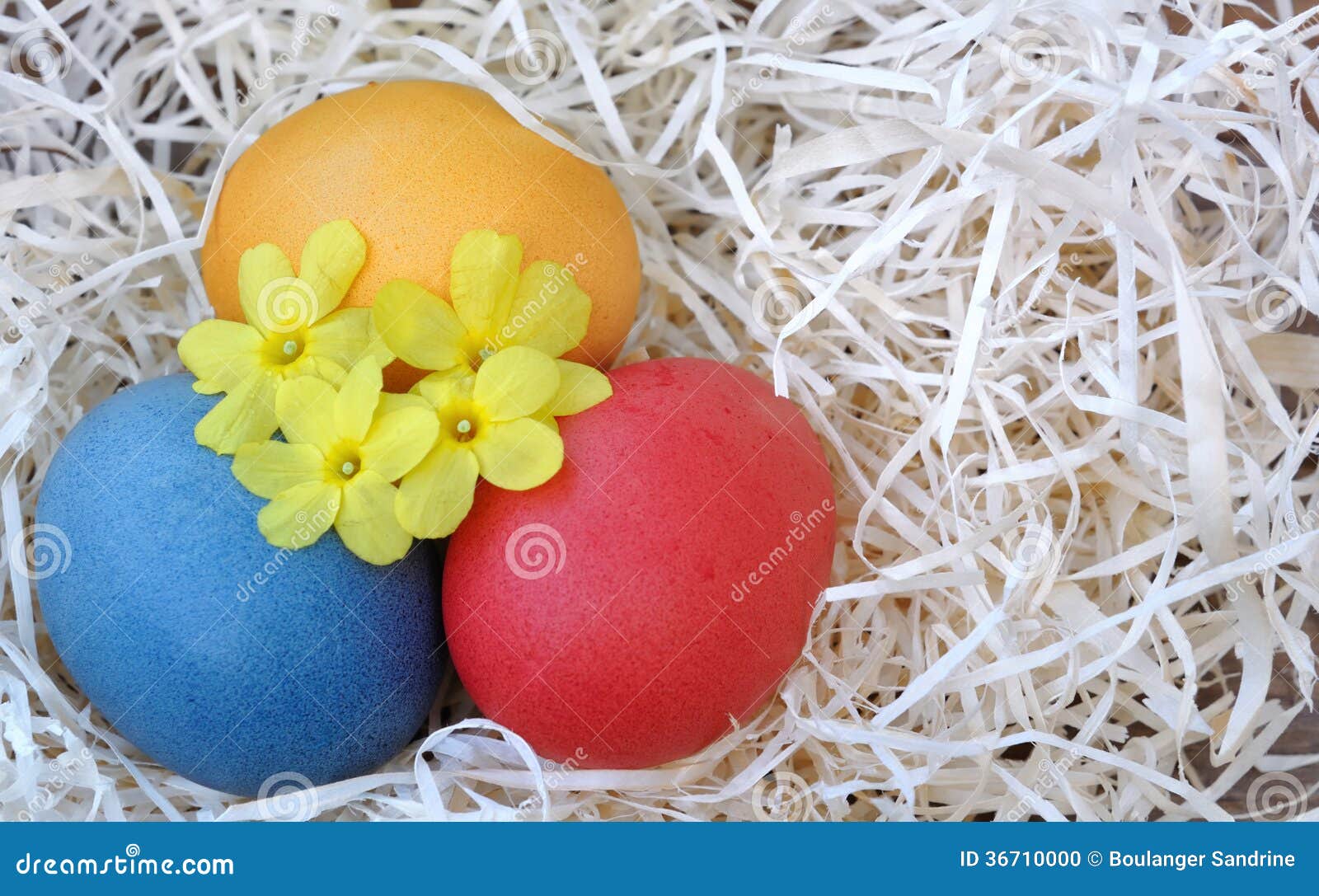 Easter eggs and flowers stock photo. Image of event, rustic 36710000