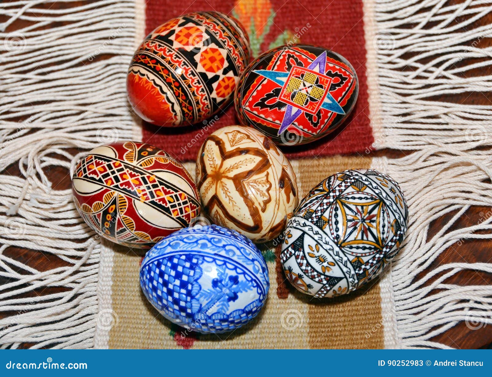 Easter eggs in Romania stock image. Image of colorful 90252983