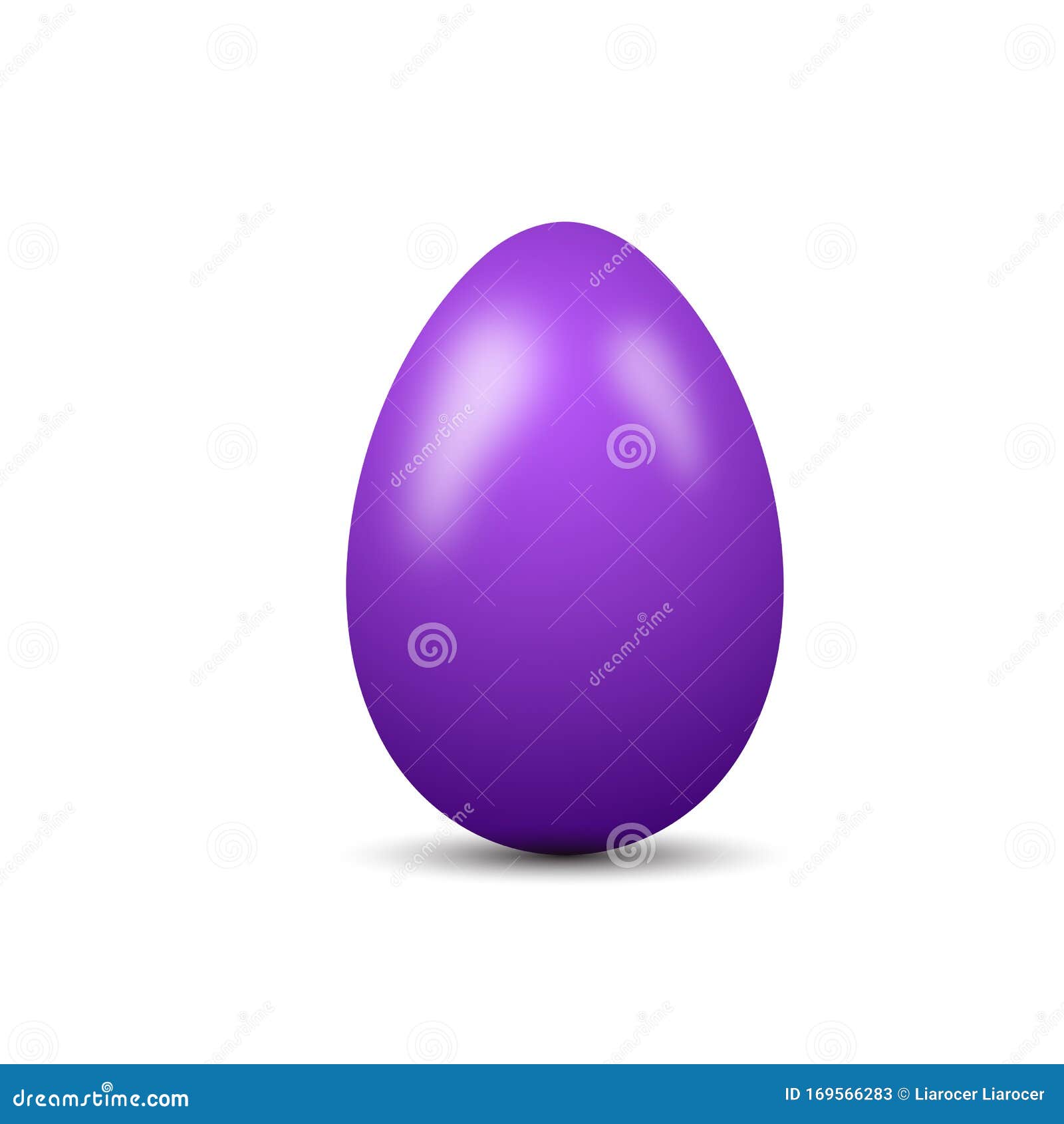 Download Easter Eggs Vector 3d Purple Color Stock Vector ...