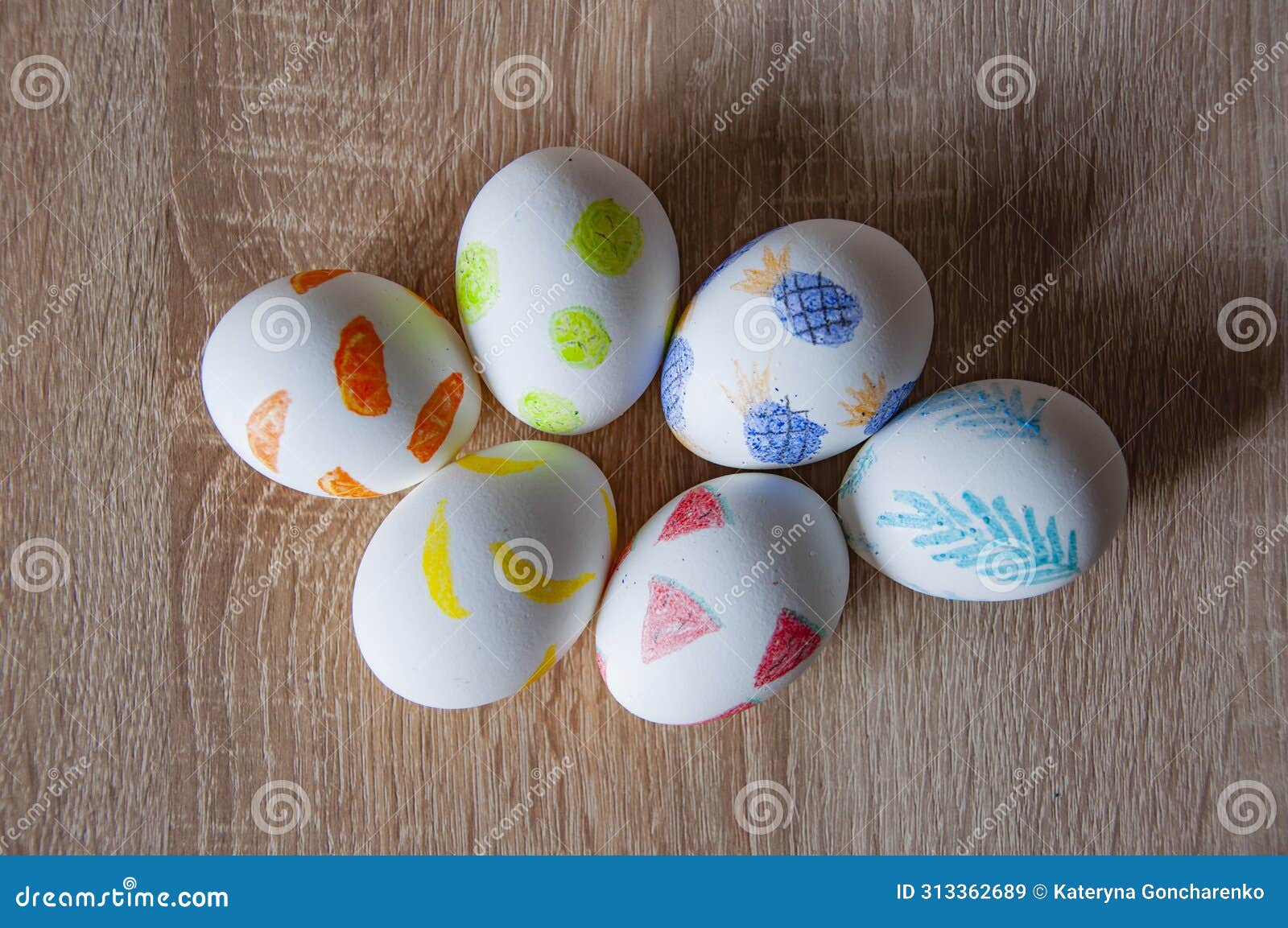 easter eggs on wooden table. happy easter holiday celebration. easter bunny hunt. spring holiday at sunday. eastertide and