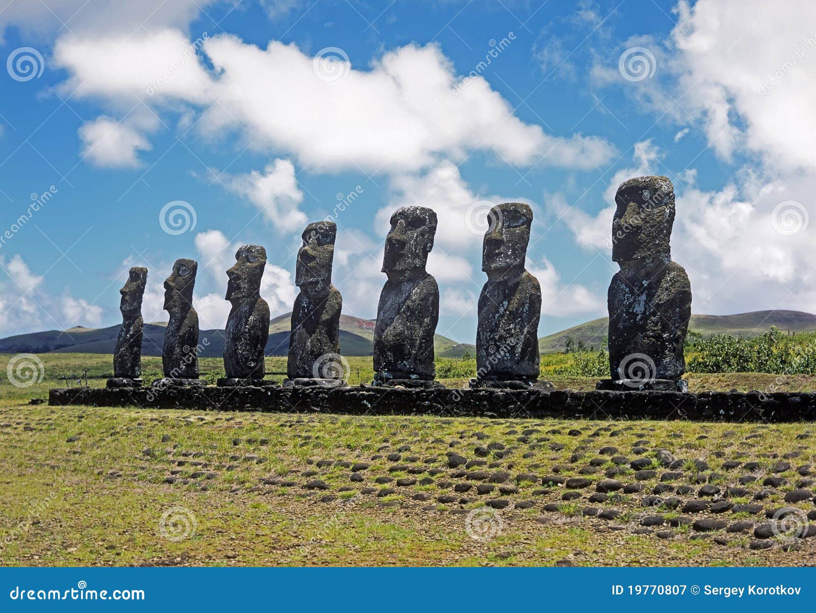 Easter island stock image. Image of religion, tropical 19770807