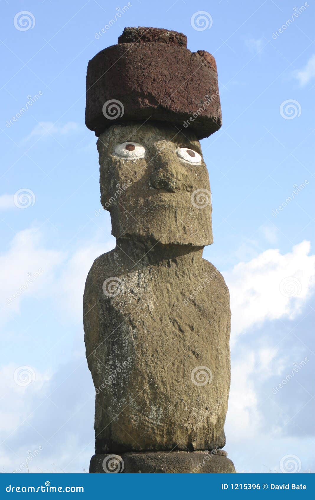 Easter Island Statue with Hat Stock Photo Image of statue, ruins 1215396