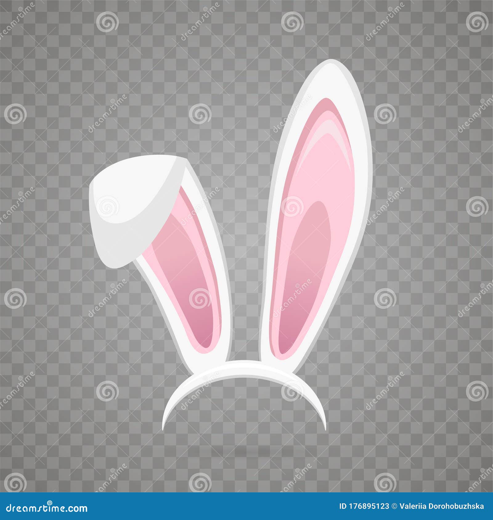 Bunny ear icon design template isolated Royalty Free Vector