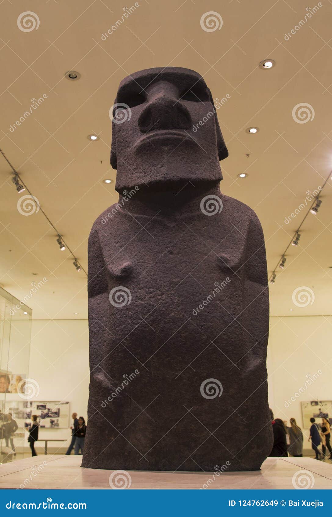 Easter Statue in British Museum Editorial Stock Image Image of