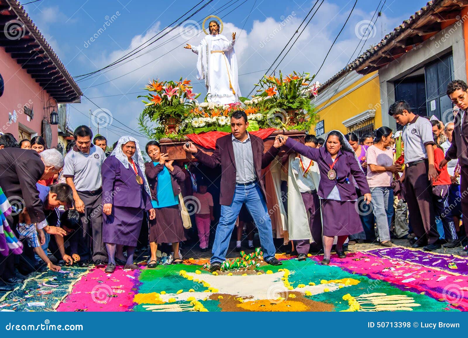 Easter Sunday Procession Antigua Guatemala Editorial Image easter-sunday-procession-antigua-guatemala-editorial-image